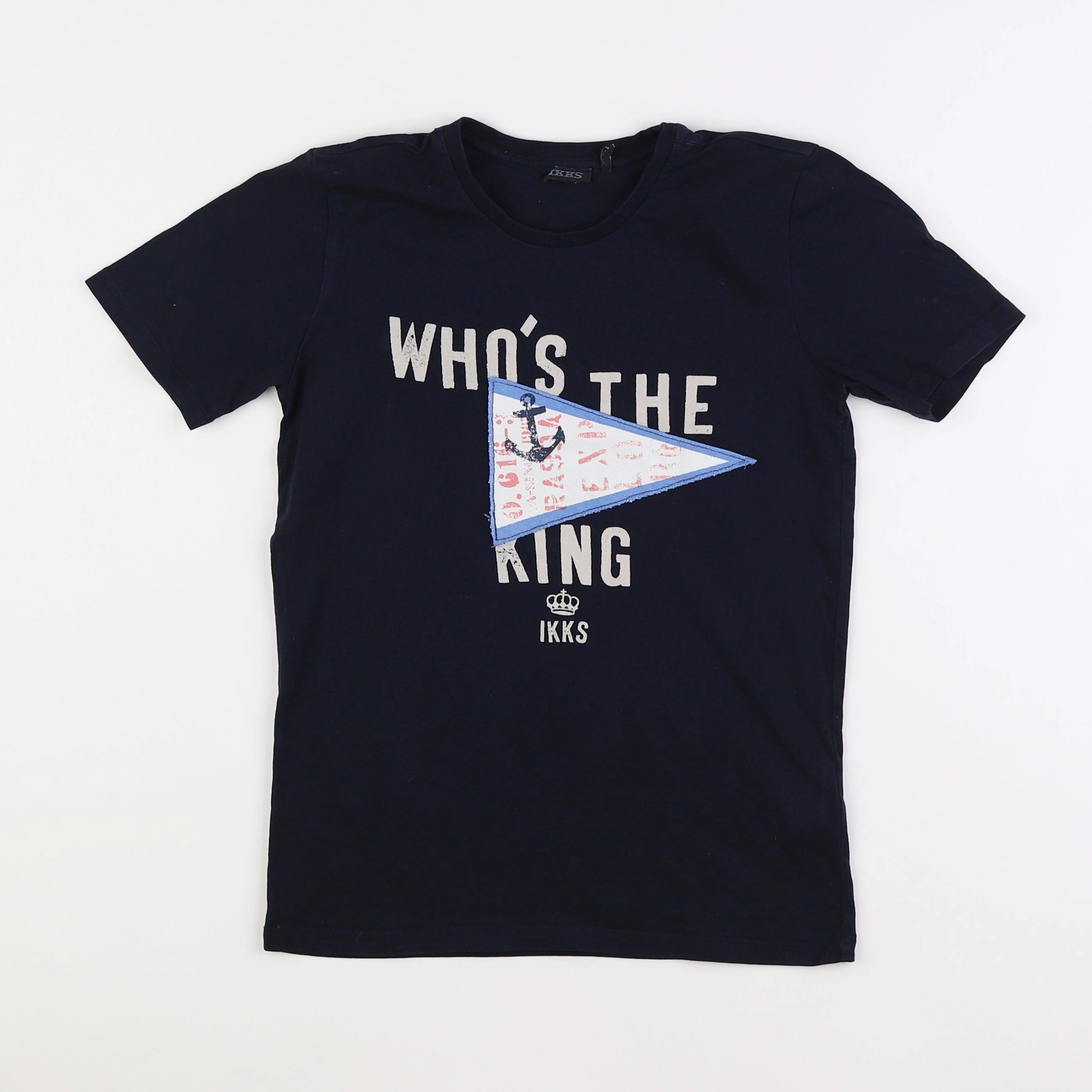 IKKS - tee-shirt bleu - 10 ans