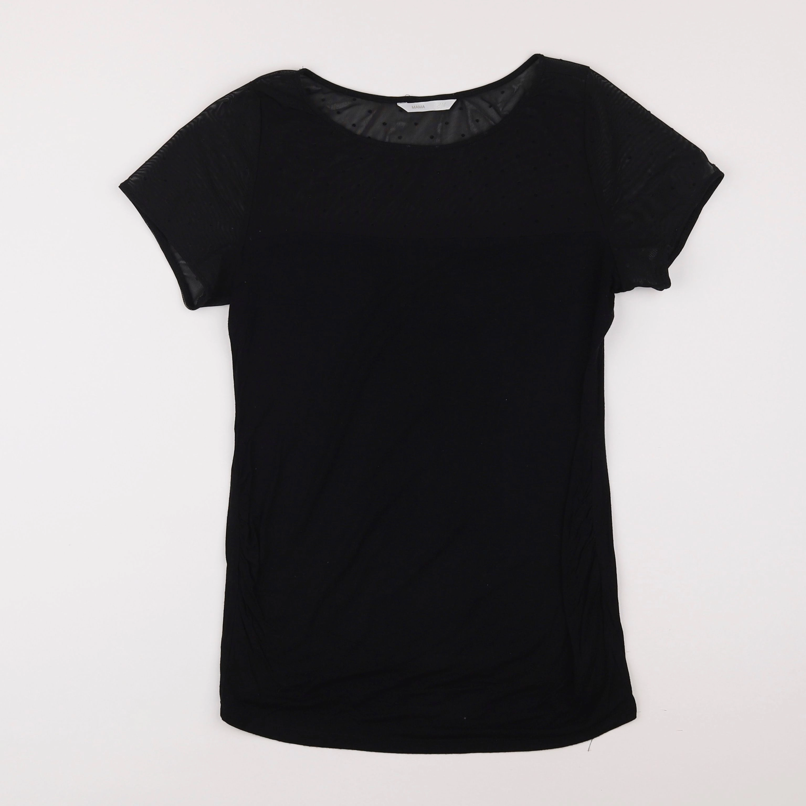 H&M - tee-shirt grossesse noir - 40 à 42