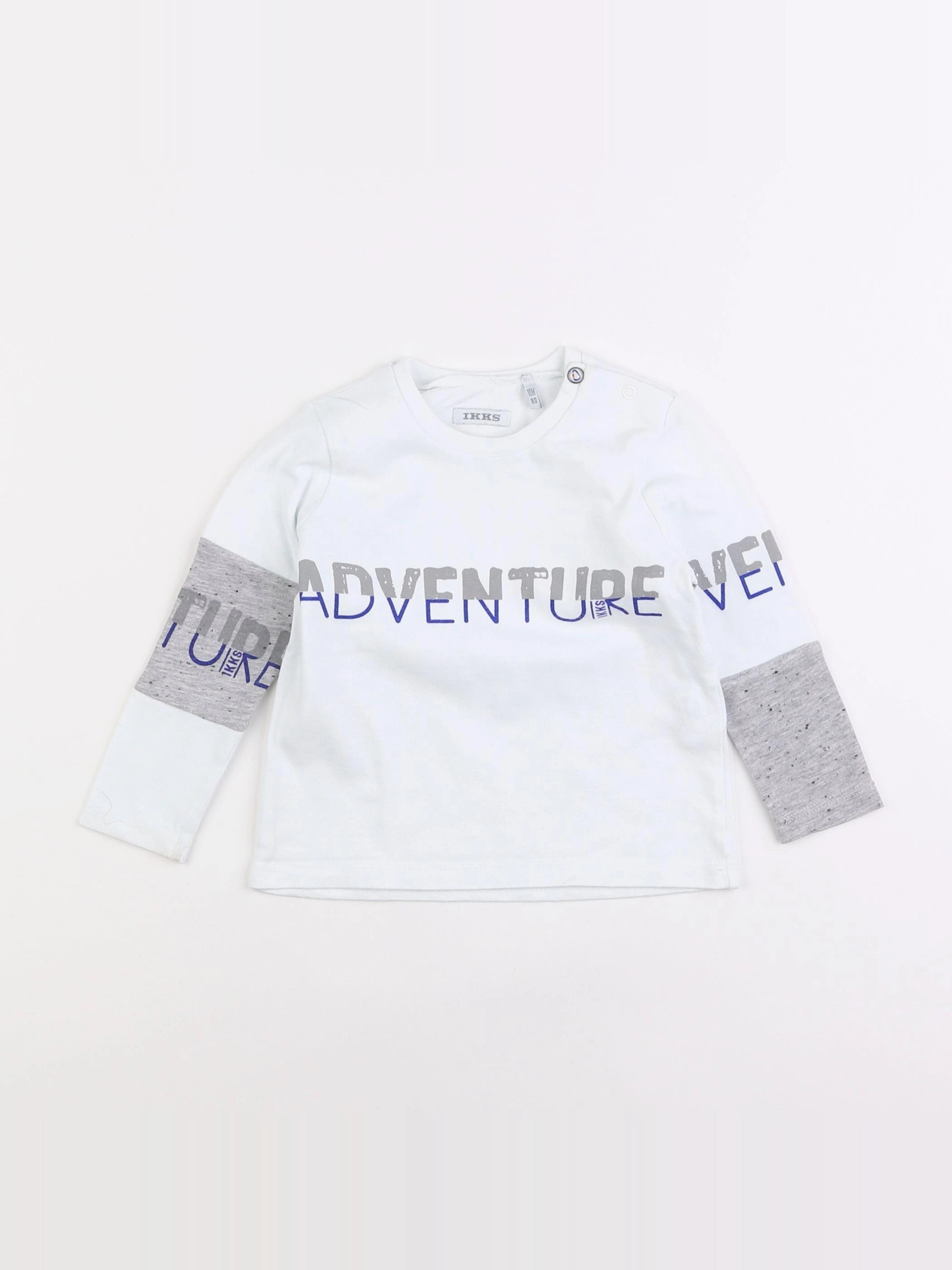 IKKS - tee-shirt blanc - 18 mois