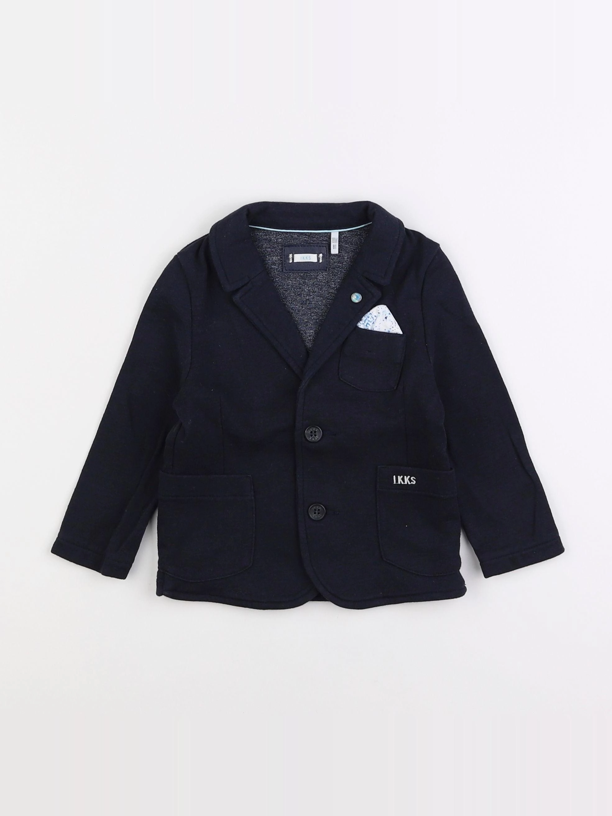 IKKS - veste bleu - 18 mois