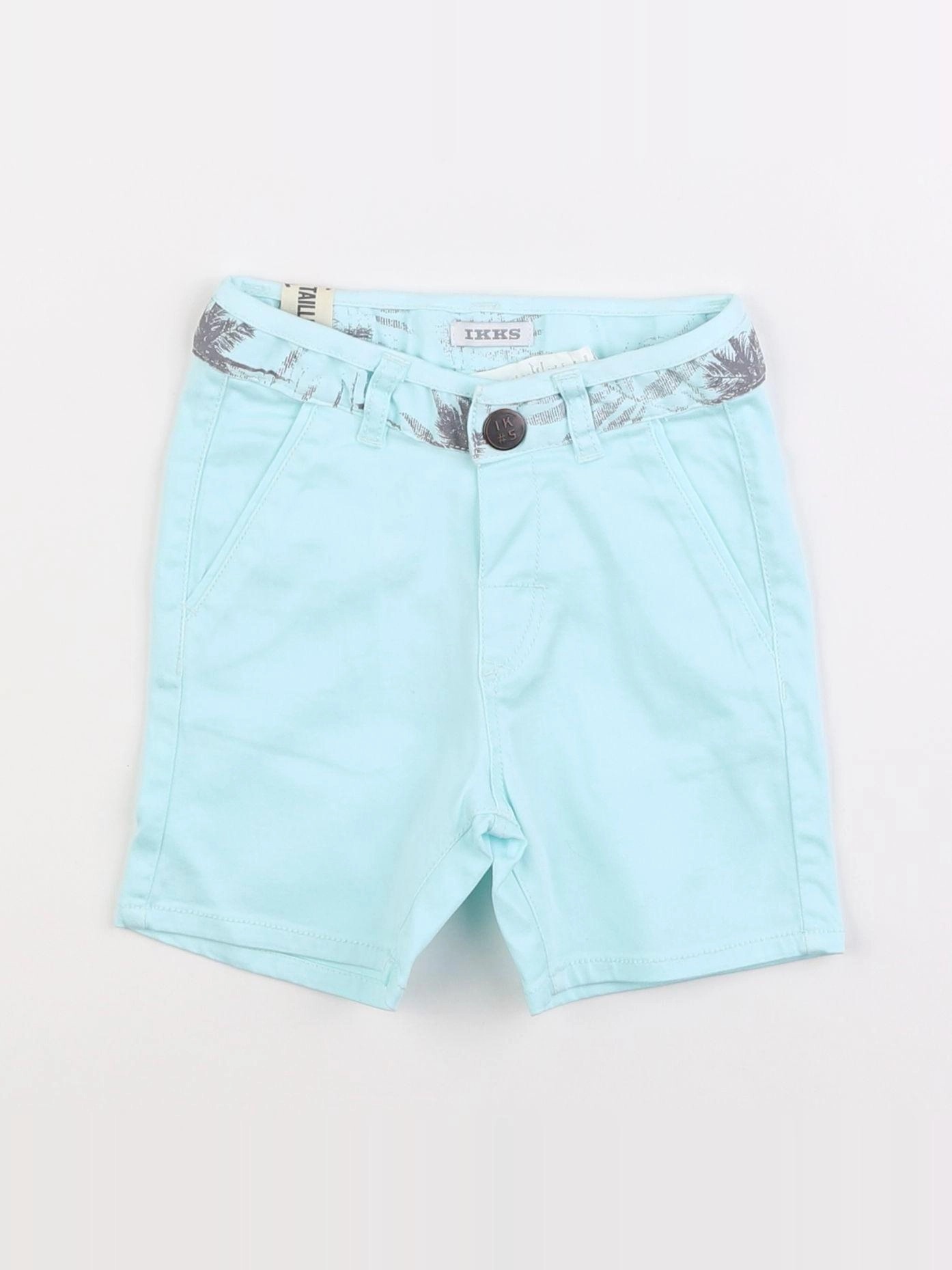 IKKS - short bleu - 12 mois