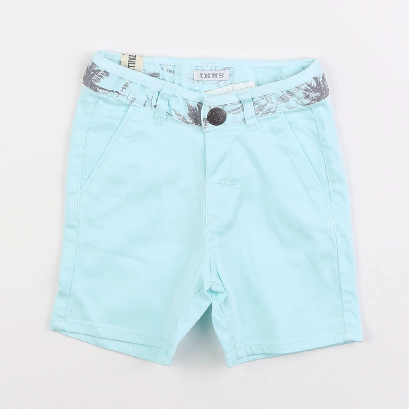 IKKS - short bleu - 12 mois