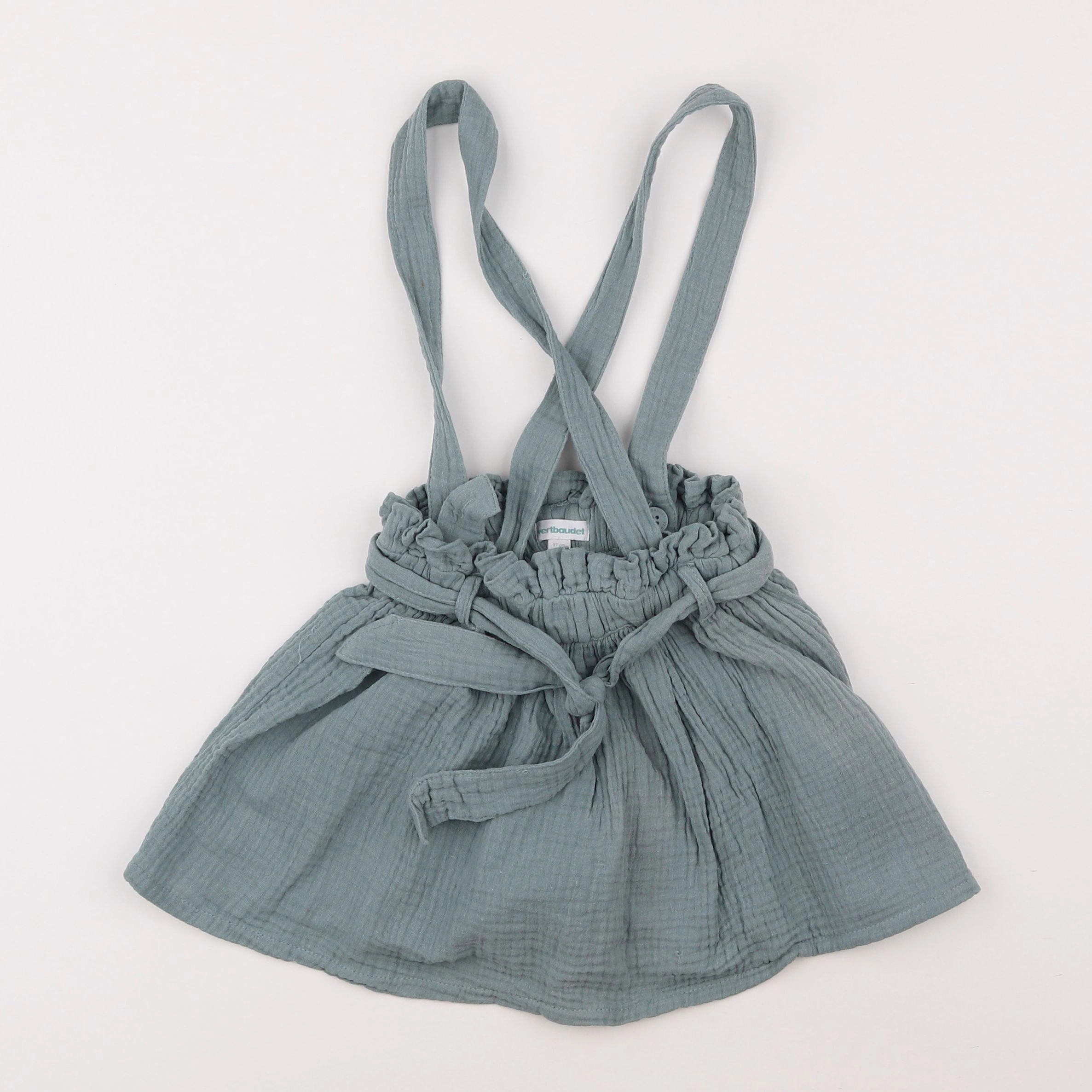 Vertbaudet - jupe vert - 3 ans