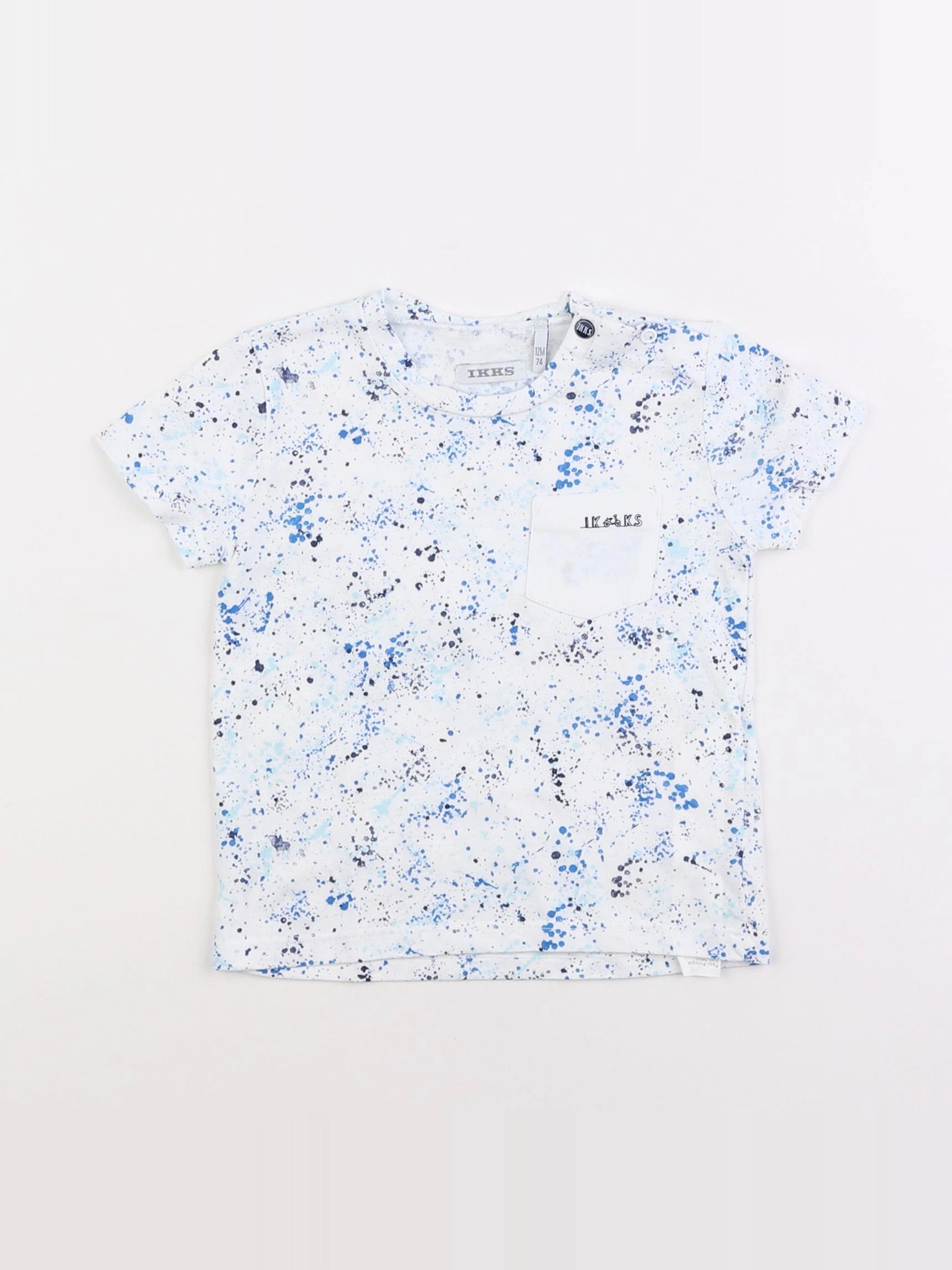 IKKS - tee-shirt blanc - 12 mois