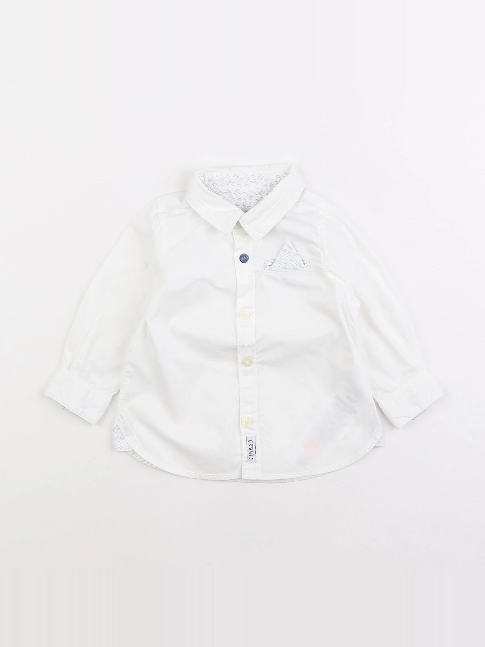 IKKS - chemise blanc - 6 mois