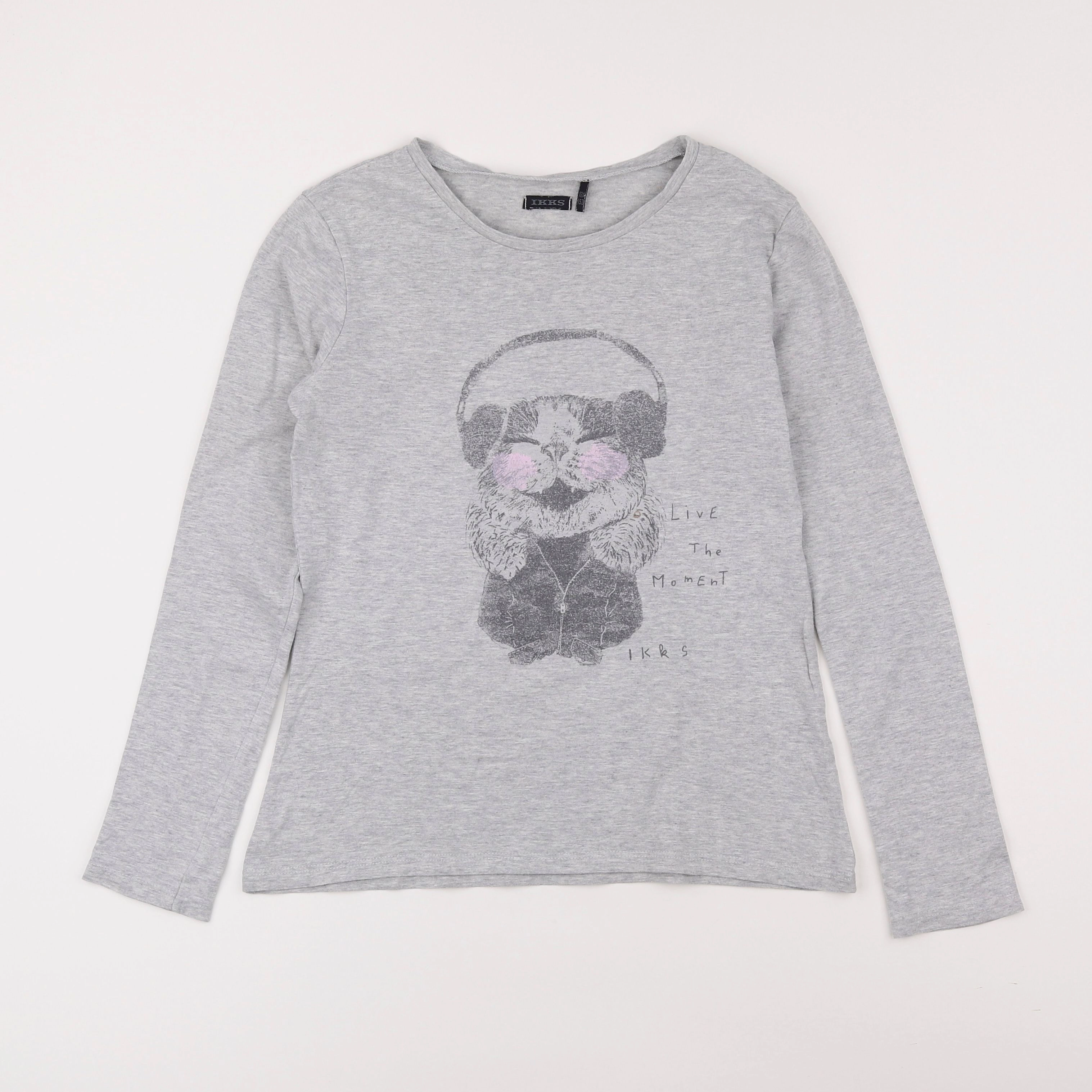 IKKS - tee-shirt gris - 12 ans