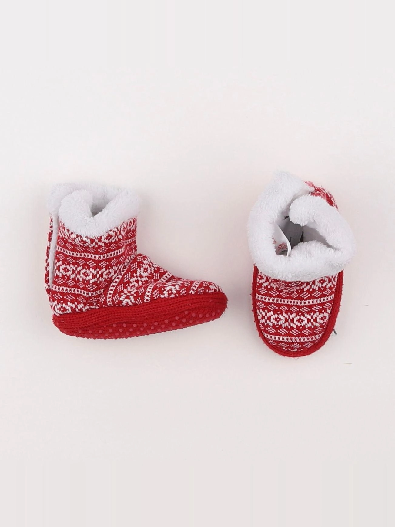H&M - chaussons rouge - pointure 20/21