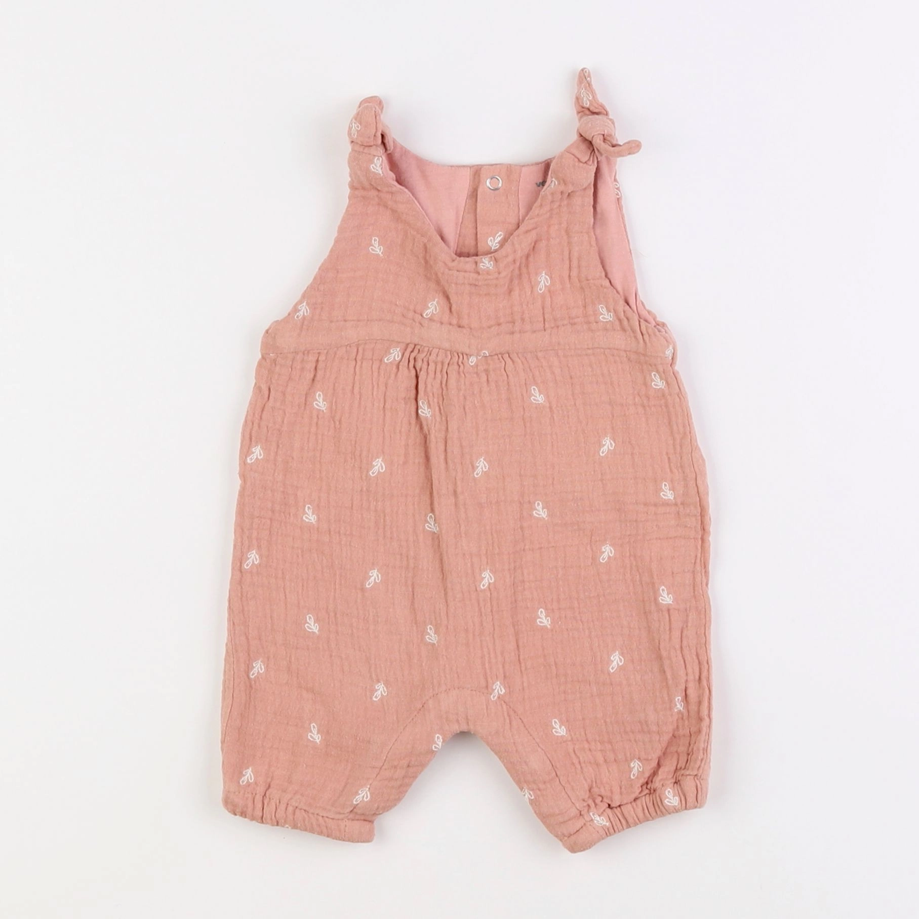 Vertbaudet - combinaison rose - 1 mois