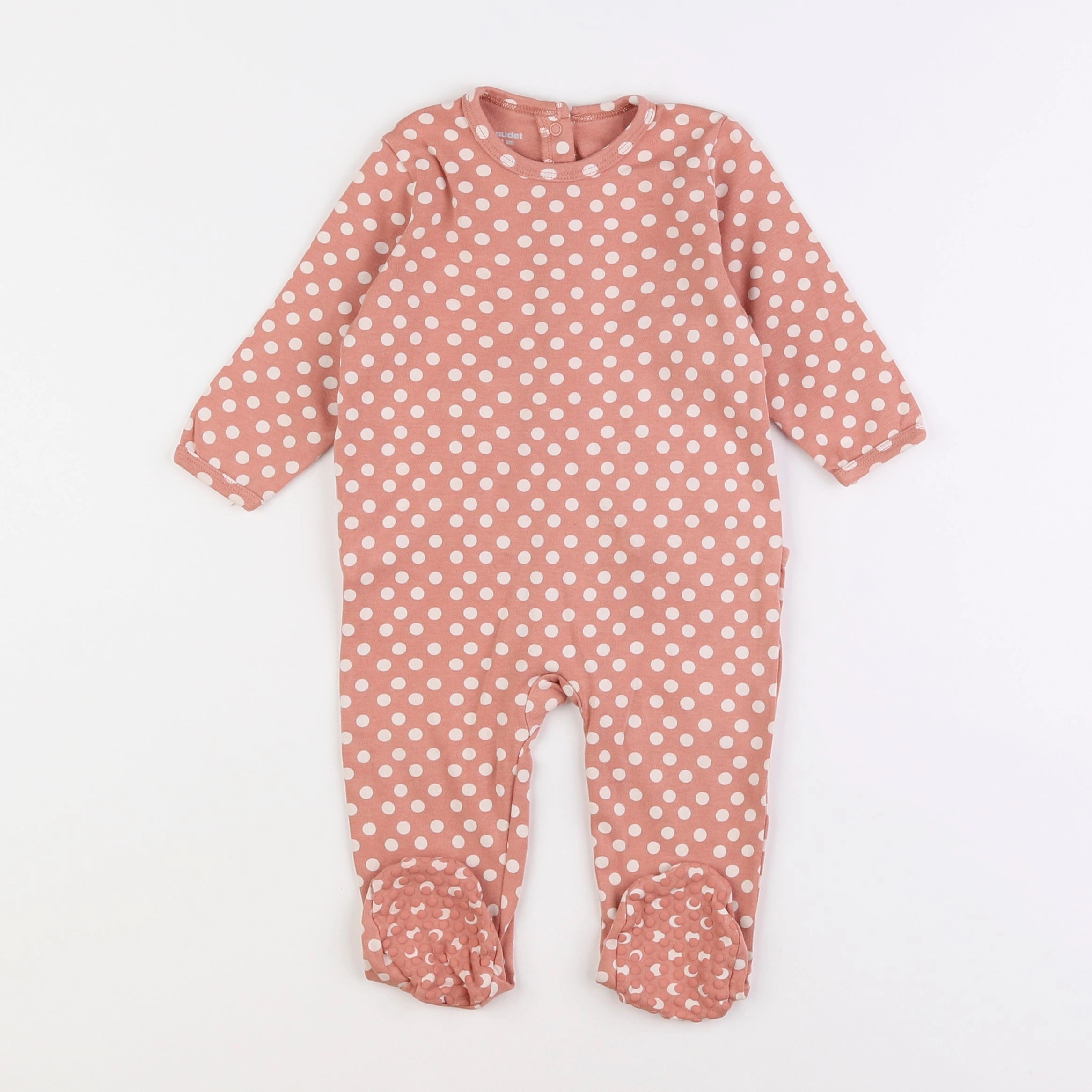 Vertbaudet - pyjama coton rose - 9 mois