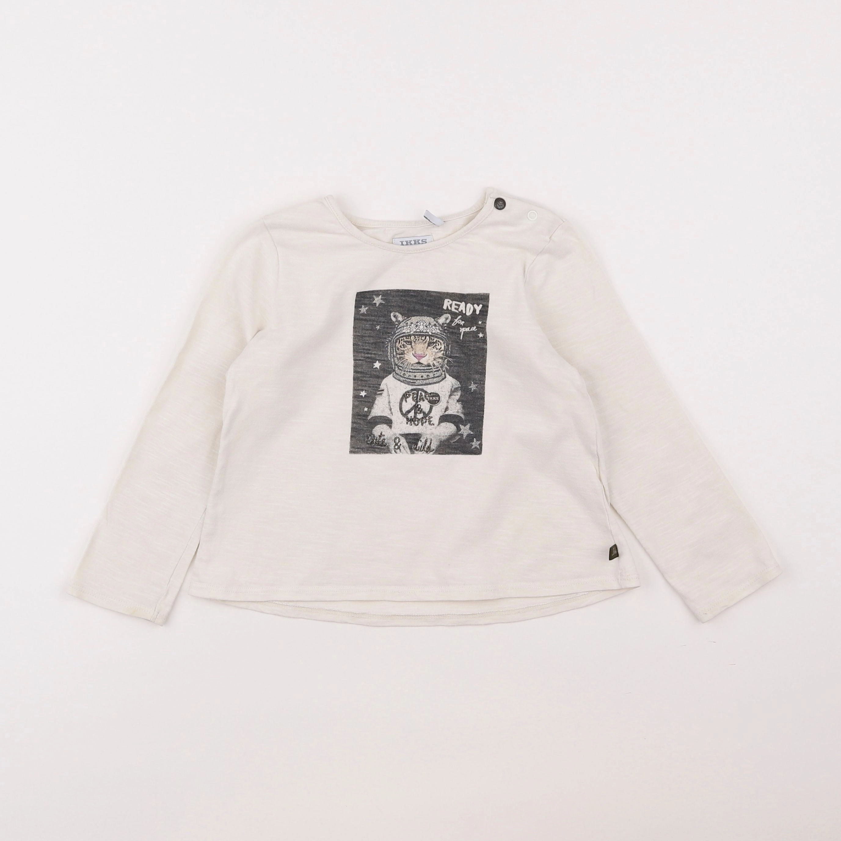 IKKS - tee-shirt blanc - 3 ans