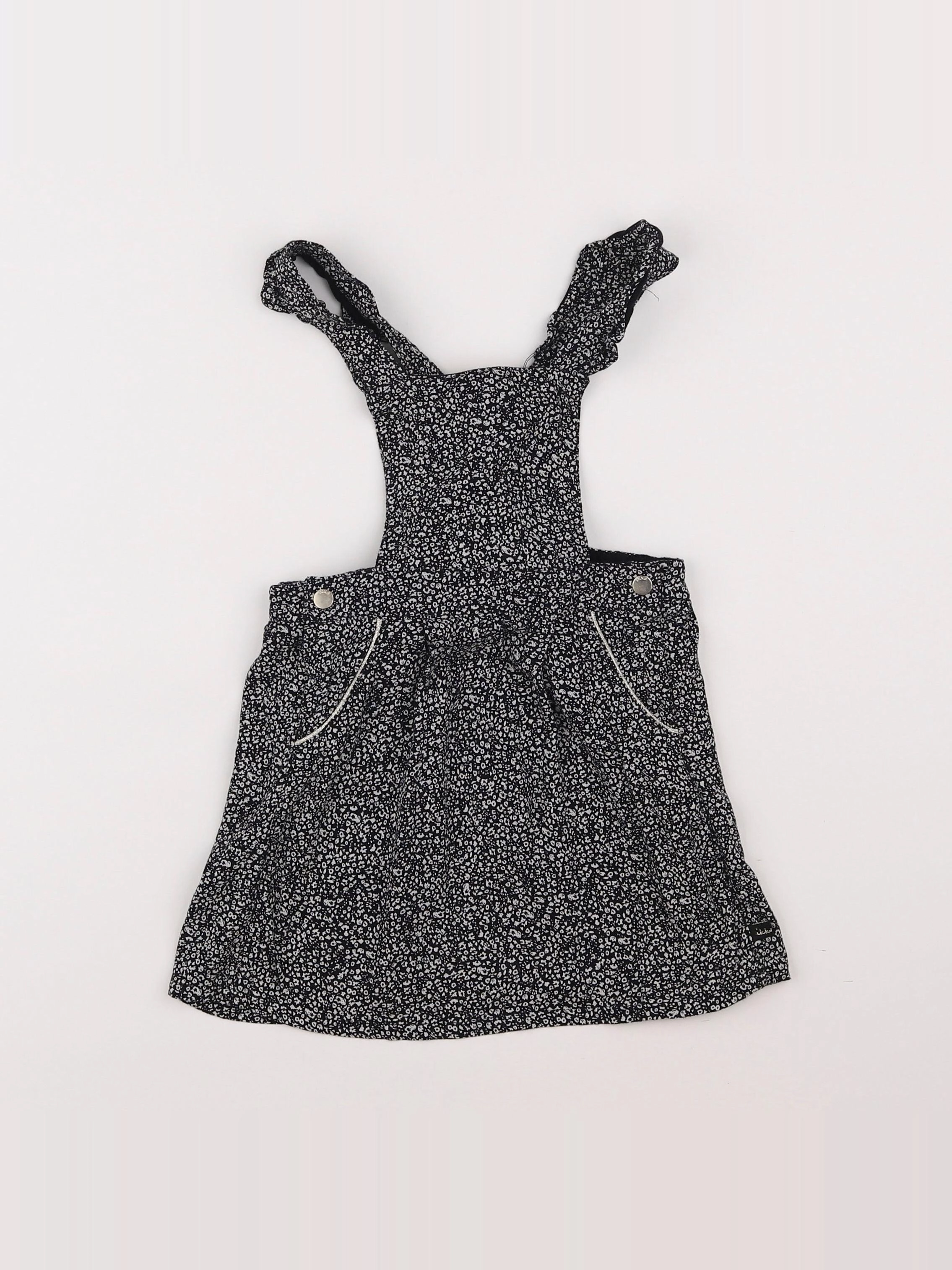 IKKS - robe noir, blanc - 3 ans