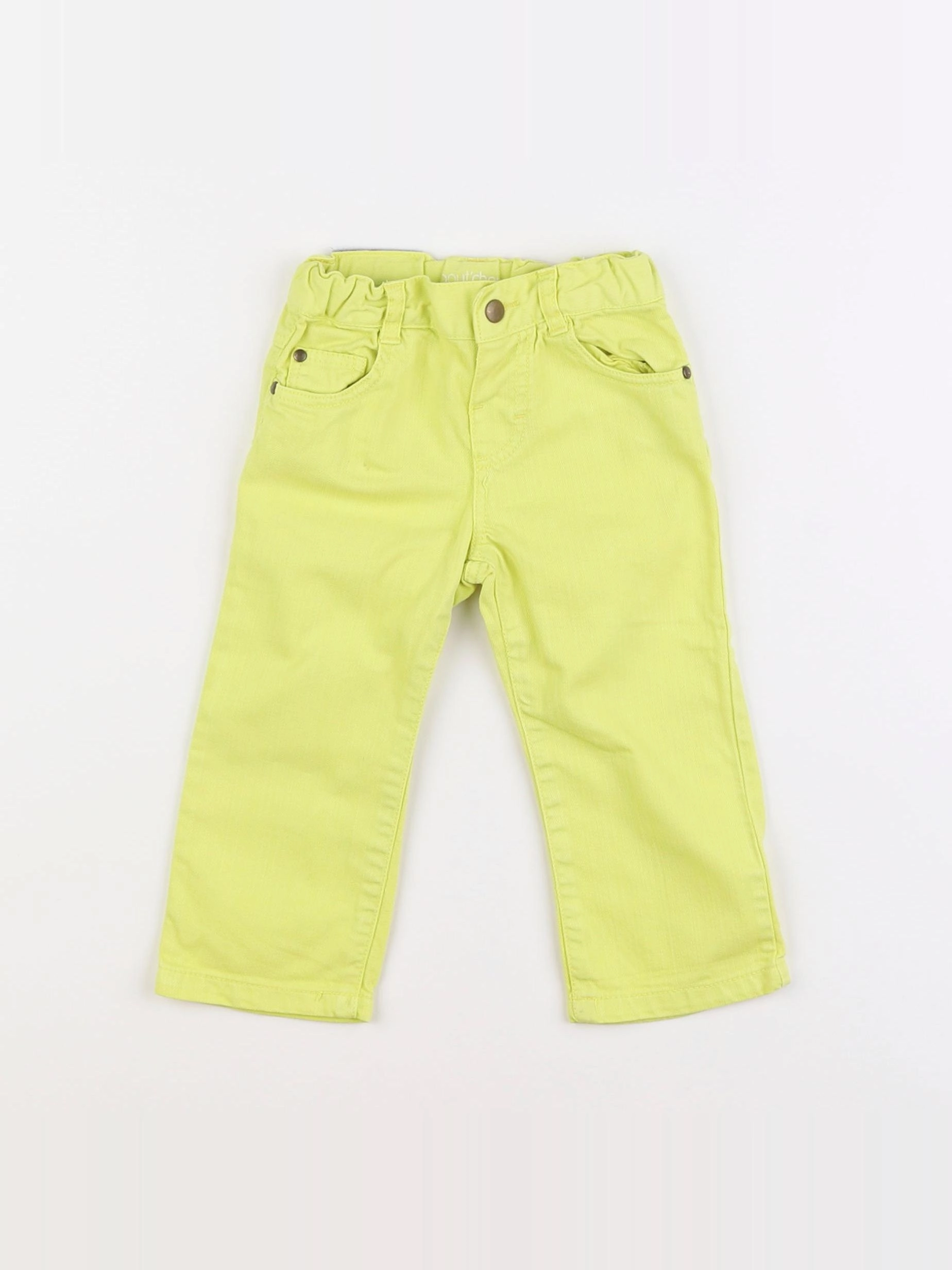 Boutchou - pantalon jaune - 12 mois
