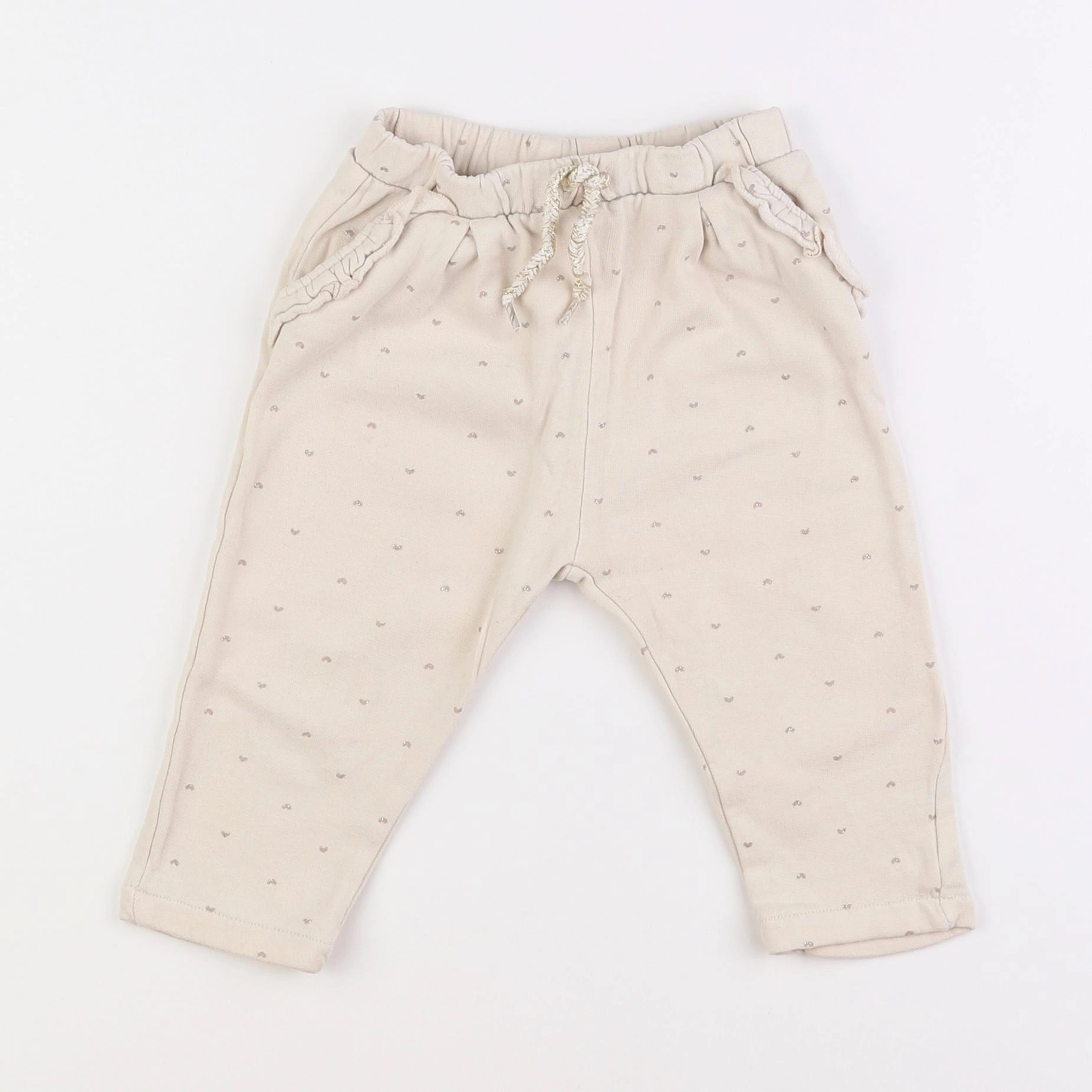 Vertbaudet - pantalon beige - 18 mois