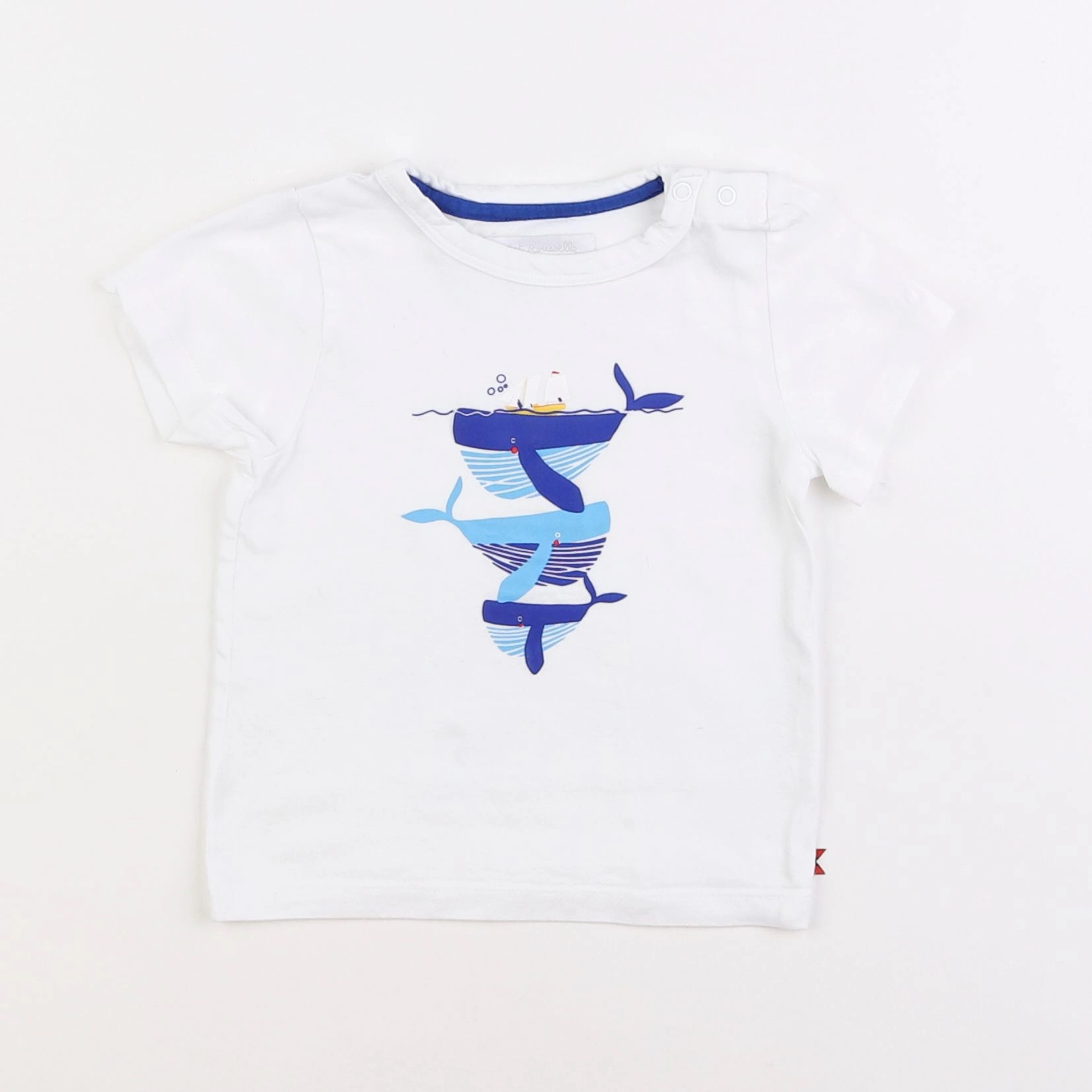 Cadet Rousselle - tee-shirt blanc - 6 mois