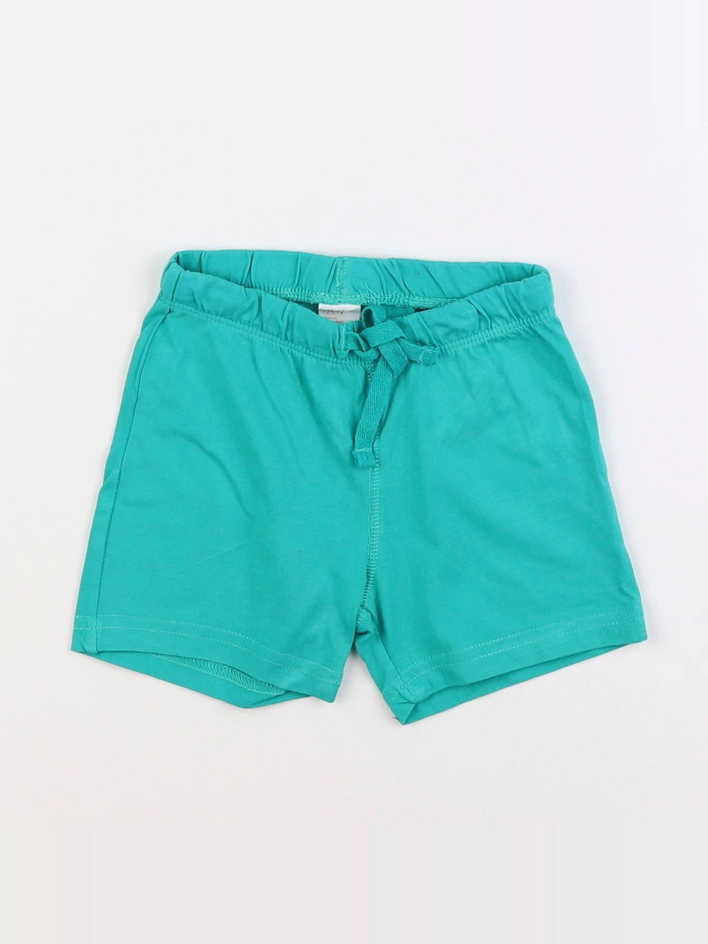 H&M - short vert - 6/9 mois