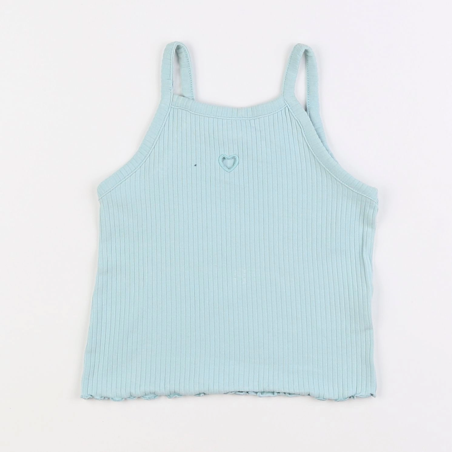 H&M - débardeur bleu - 3 mois