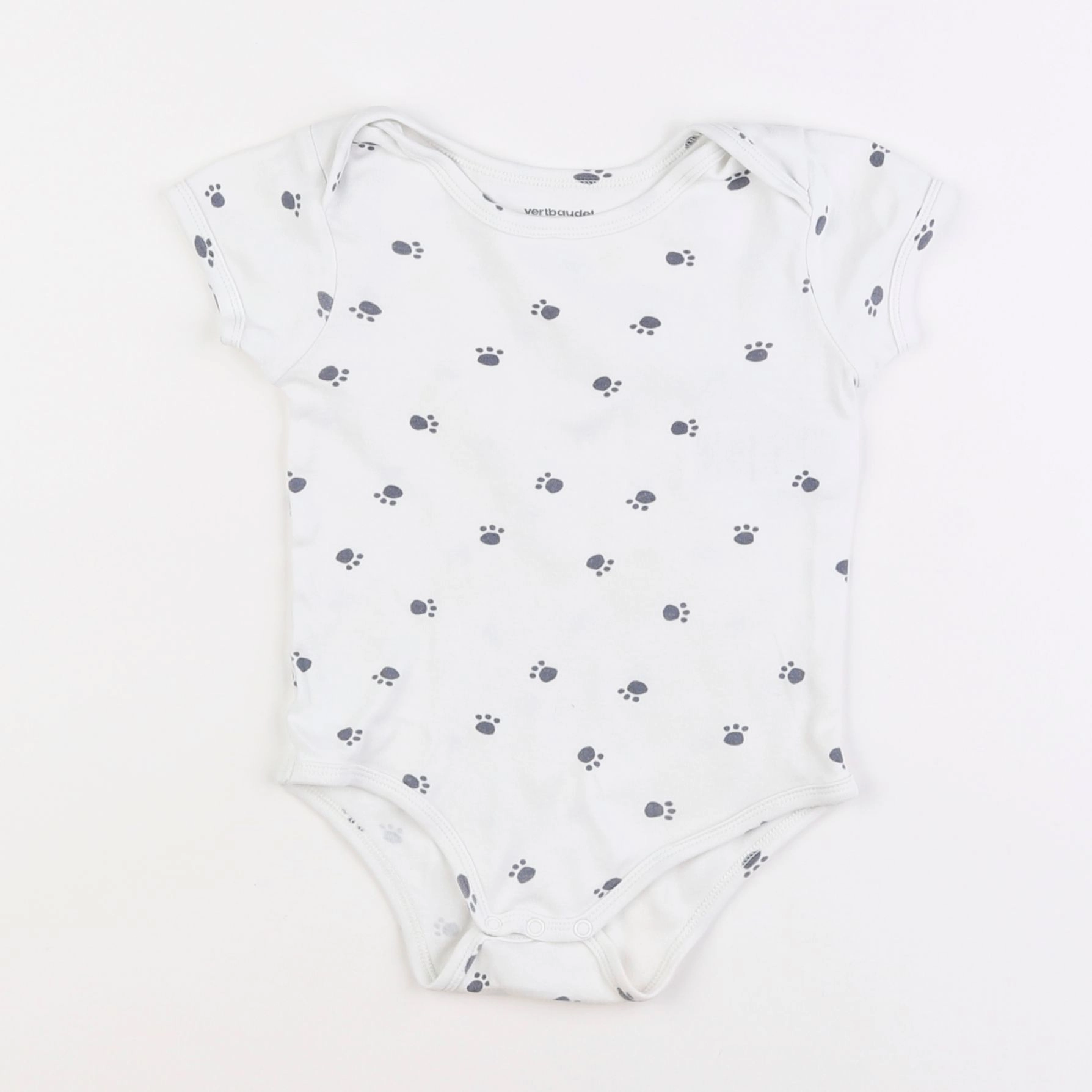 Vertbaudet - body blanc - 2 ans