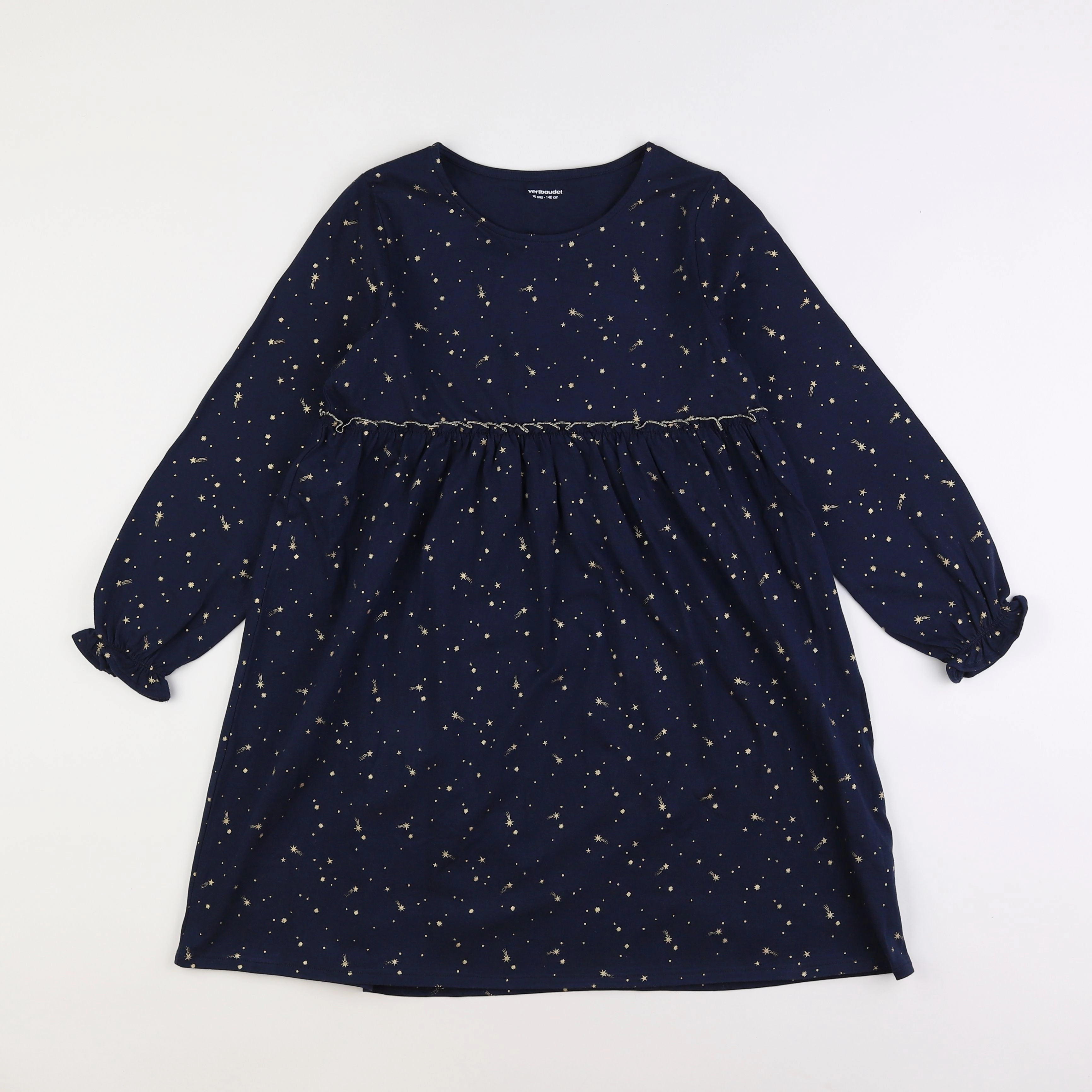 Vertbaudet - robe bleu - 10 ans