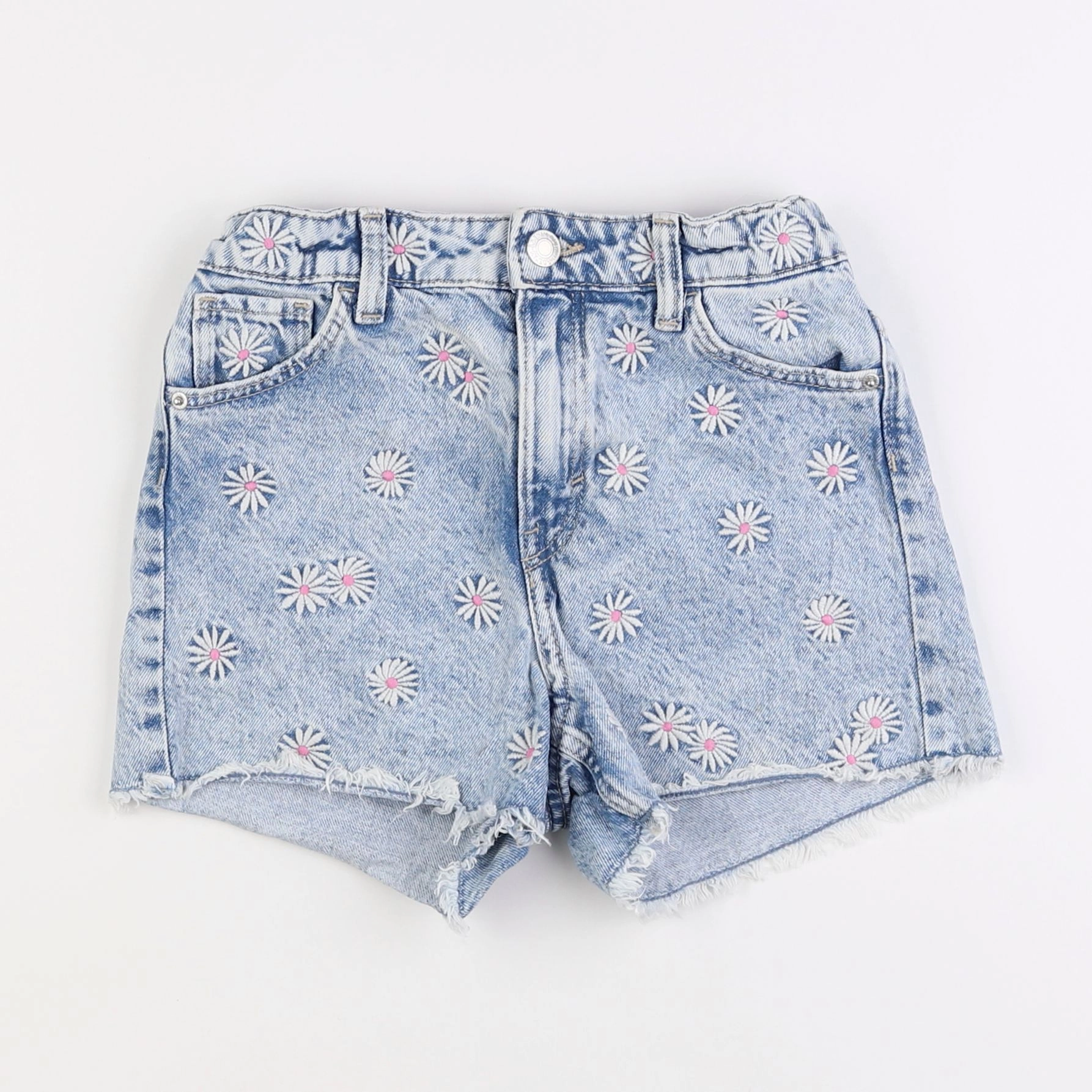 H&M - short bleu - 8/9 ans