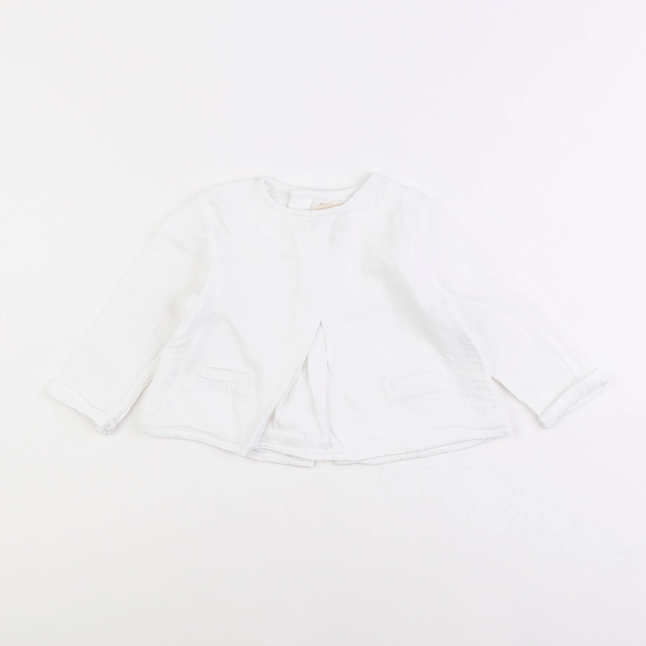 Monoprix x Laure de Sagazan - blouse blanc - 12/18 mois