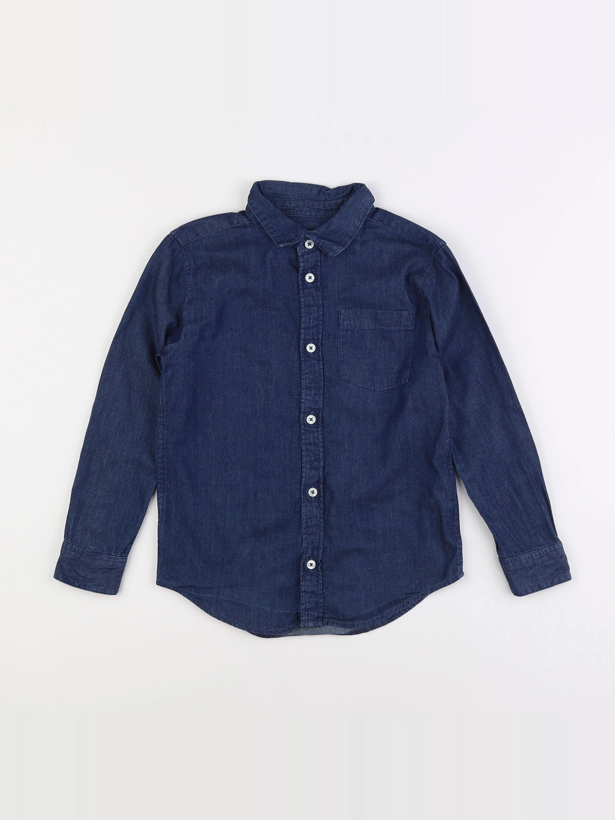 Monoprix - chemise bleu - 6 ans