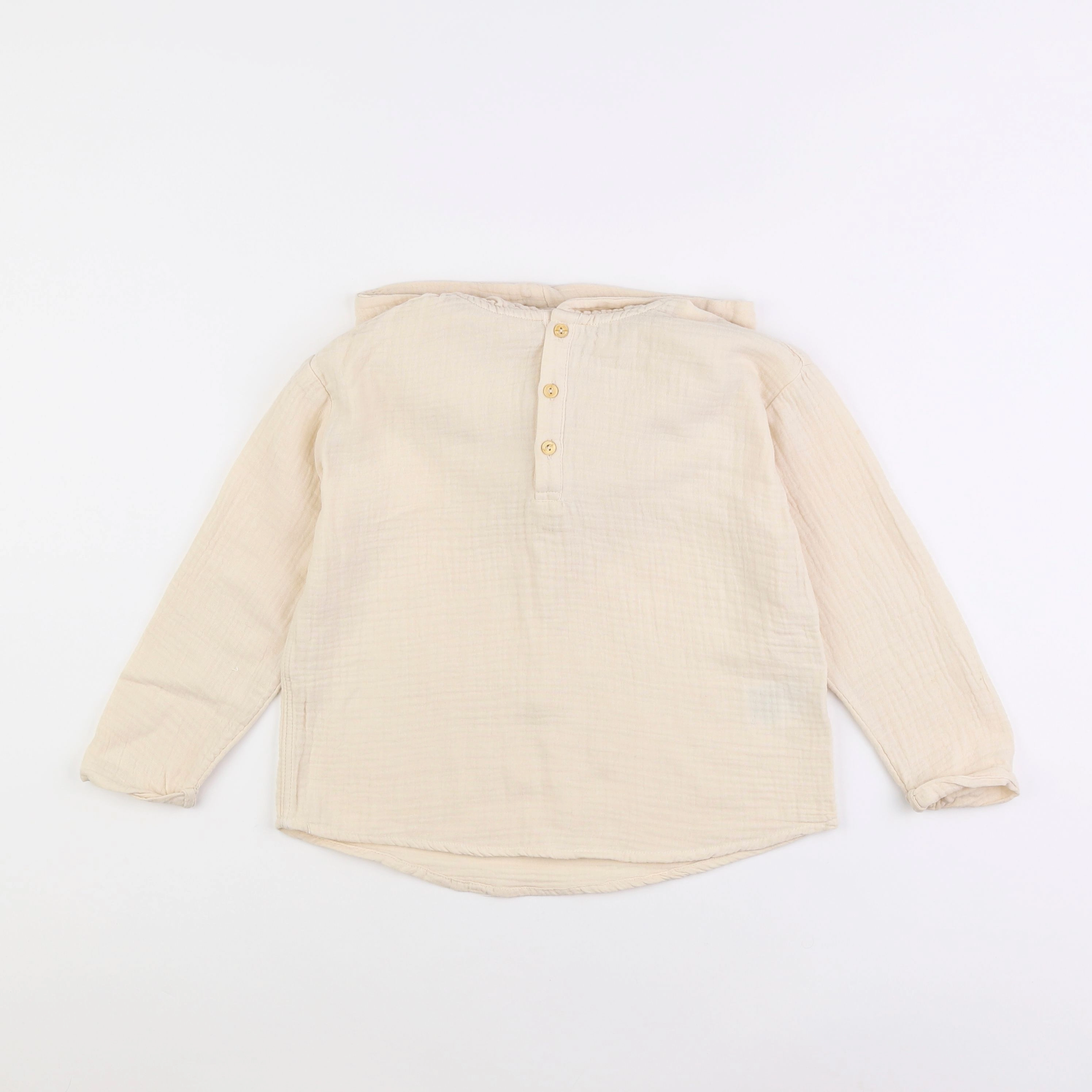 H&M - chemise beige - 5/6 ans