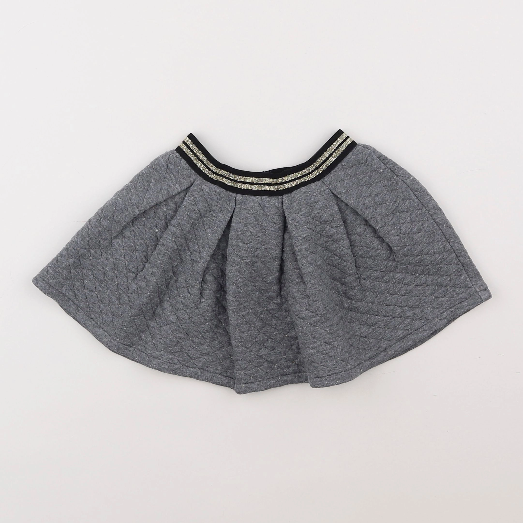 Vertbaudet - jupe gris - 3 ans