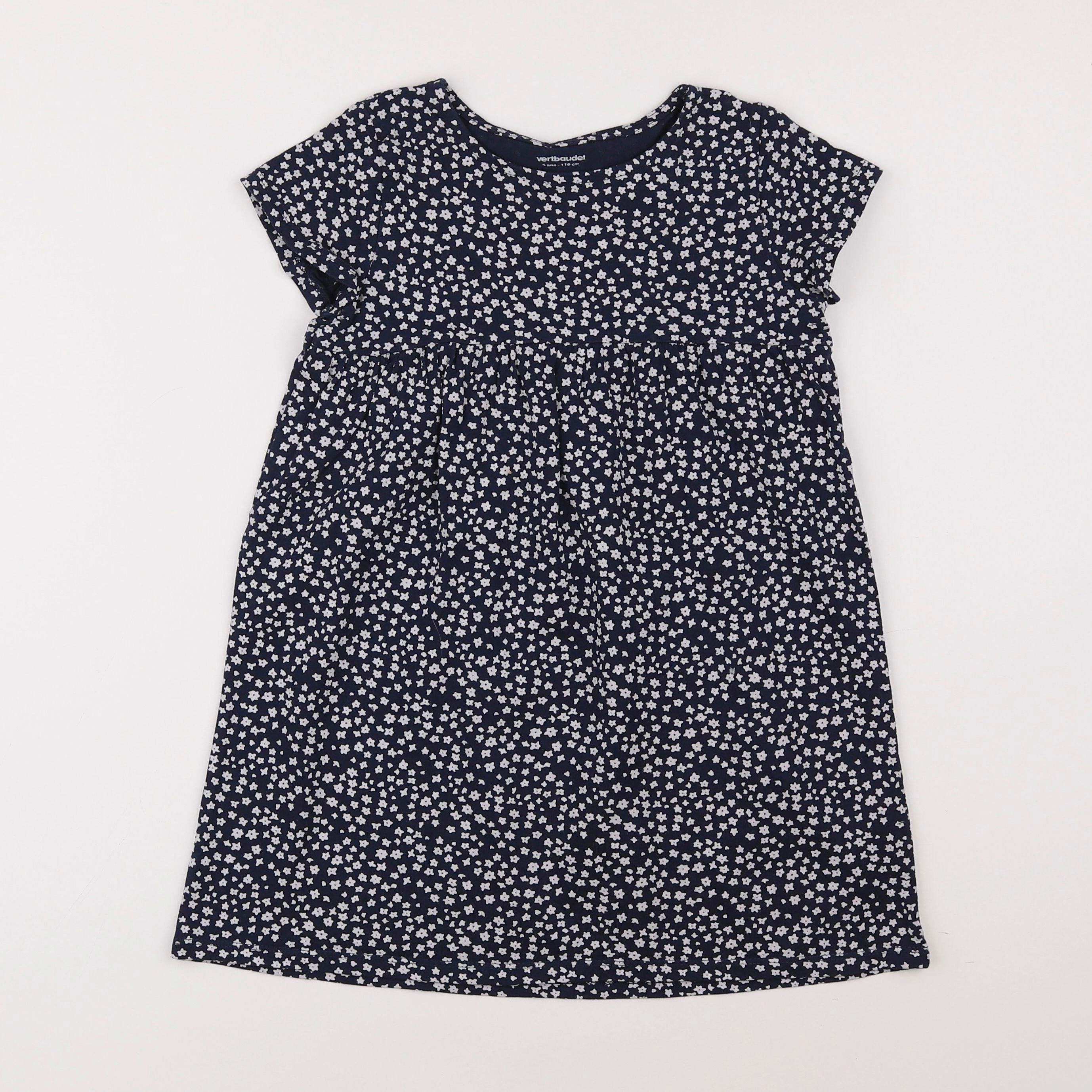 Vertbaudet - robe bleu - 6 ans