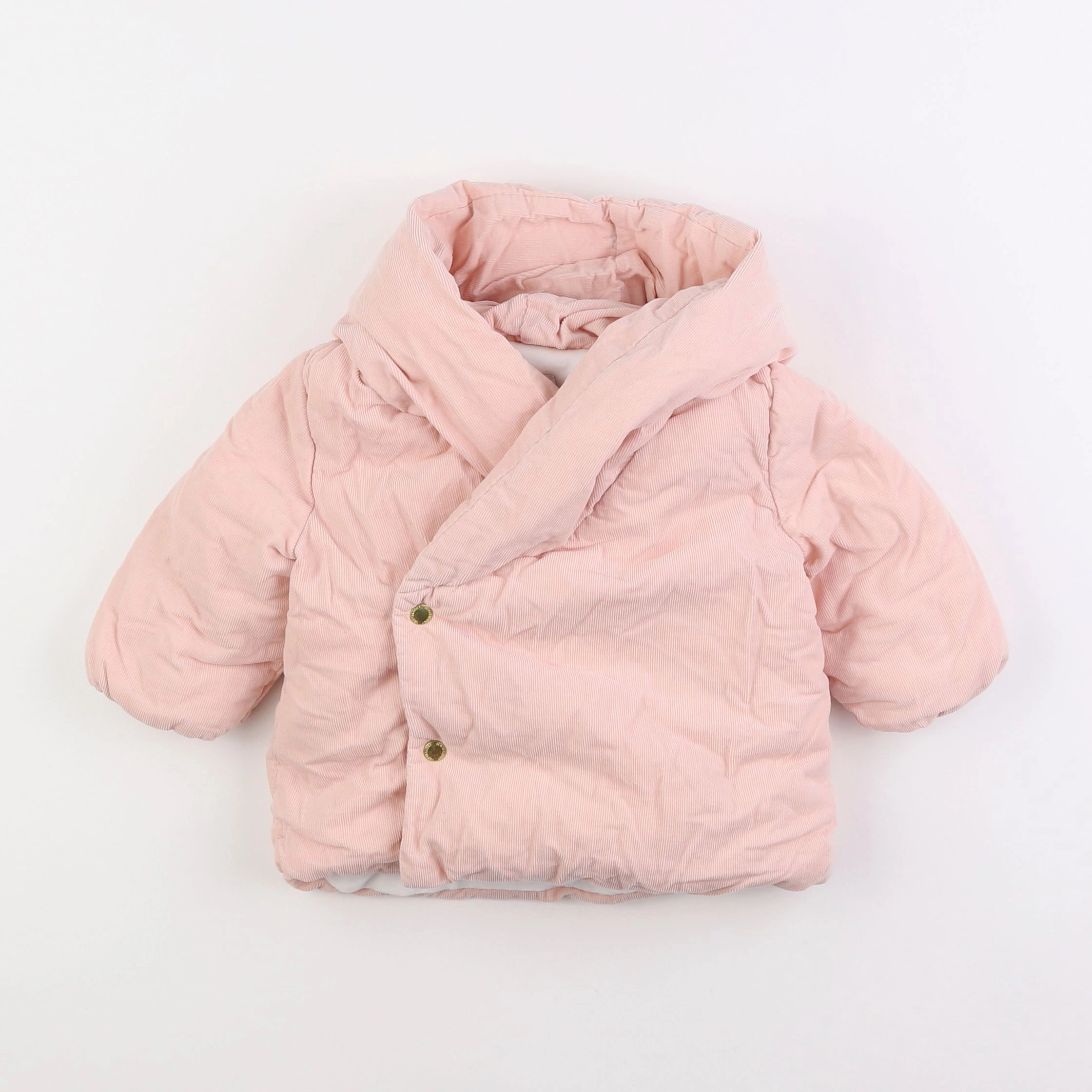 Vertbaudet - veste doublé rose - 18 mois