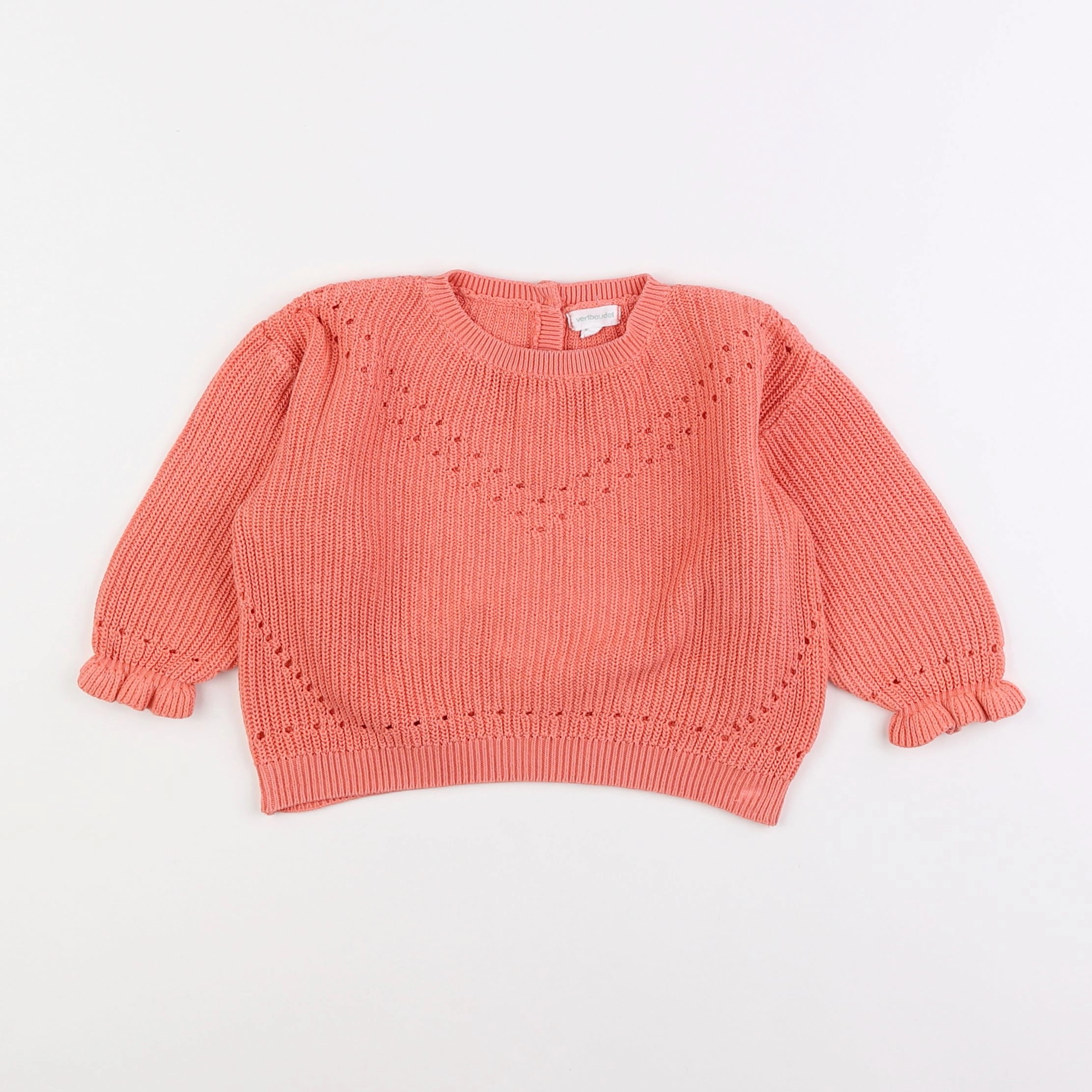 Vertbaudet - pull rose - 18 mois
