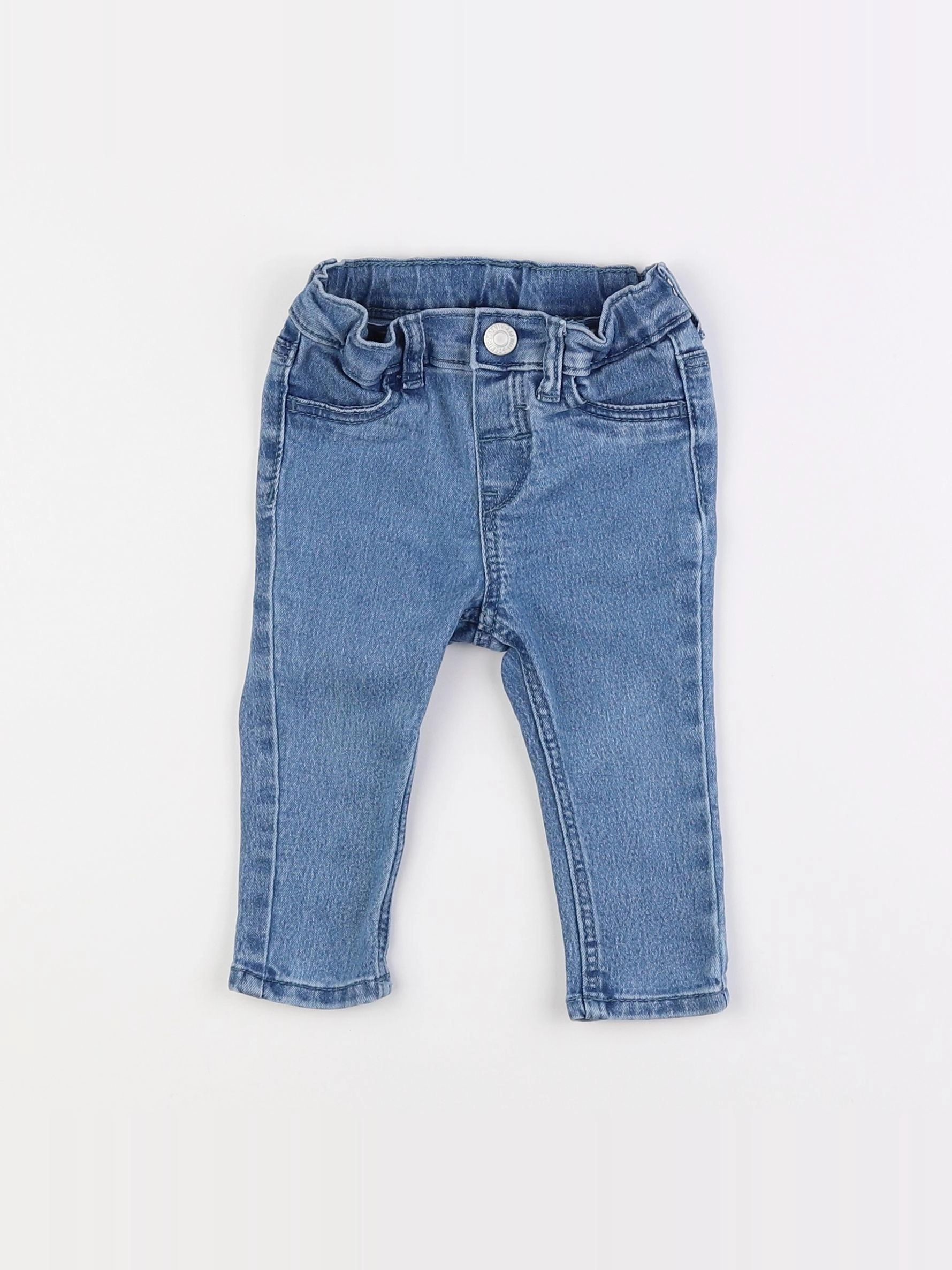 H&M - jean bleu - 4/6 mois