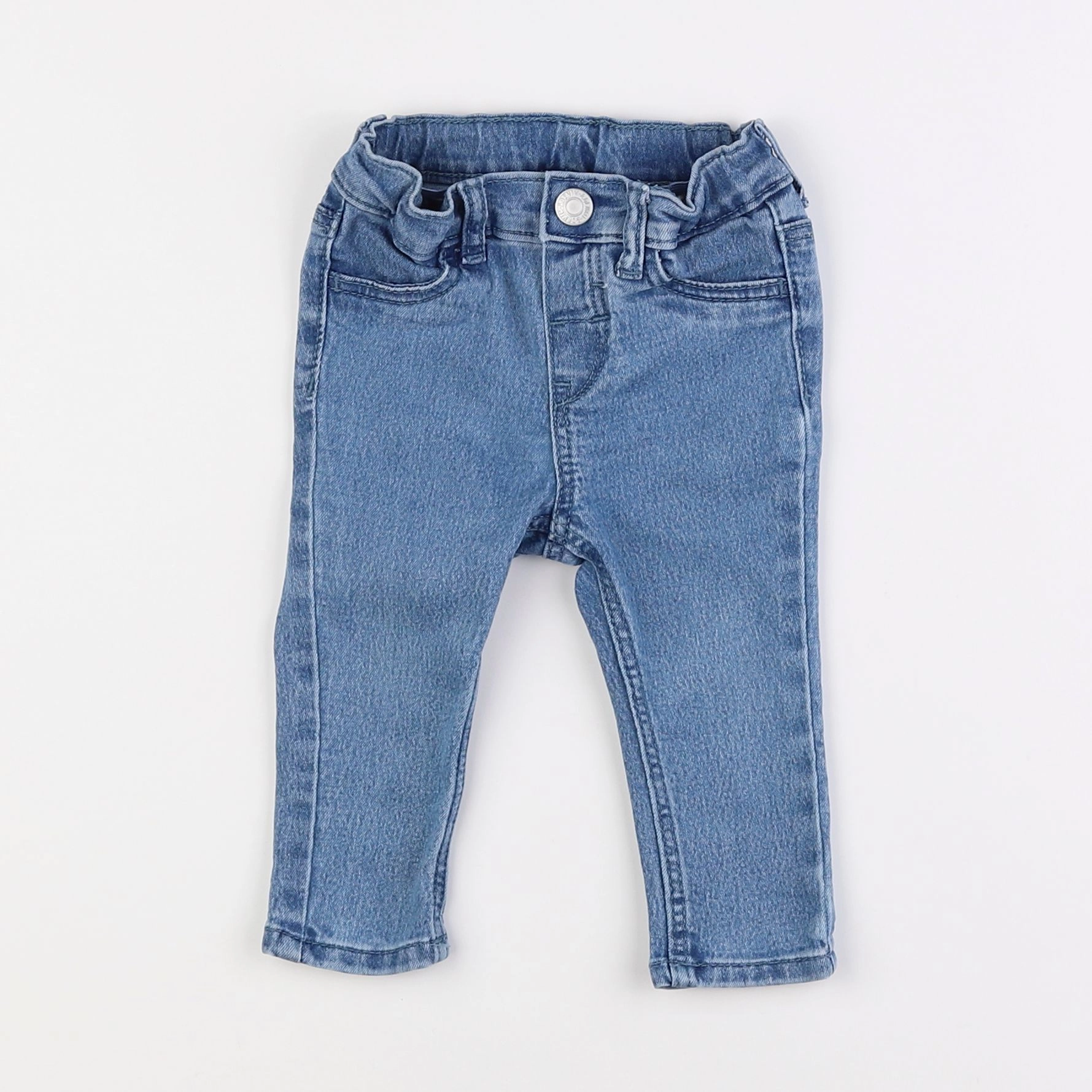 H&M - jean bleu - 4/6 mois