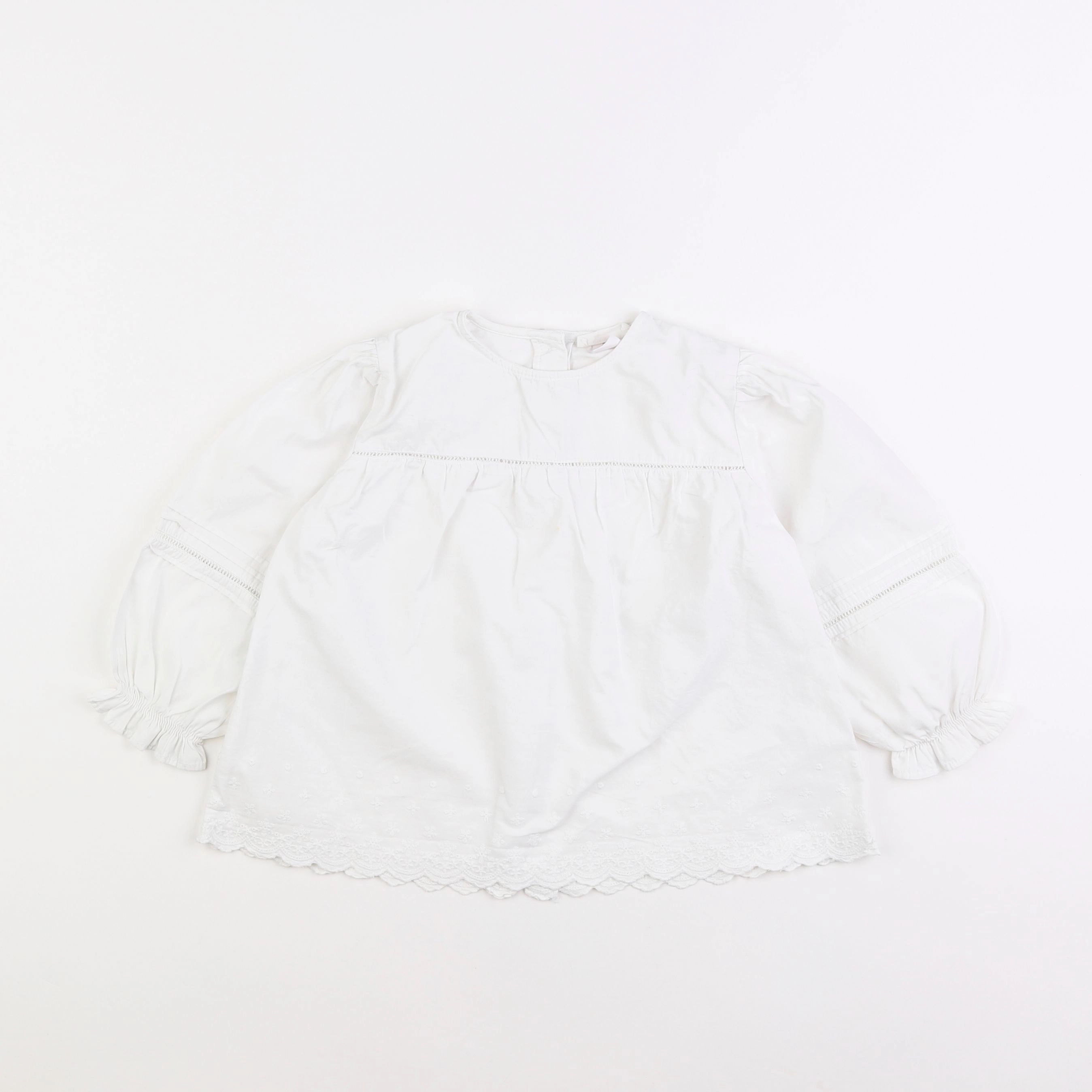 Zara - blouse blanc - 2/3 ans