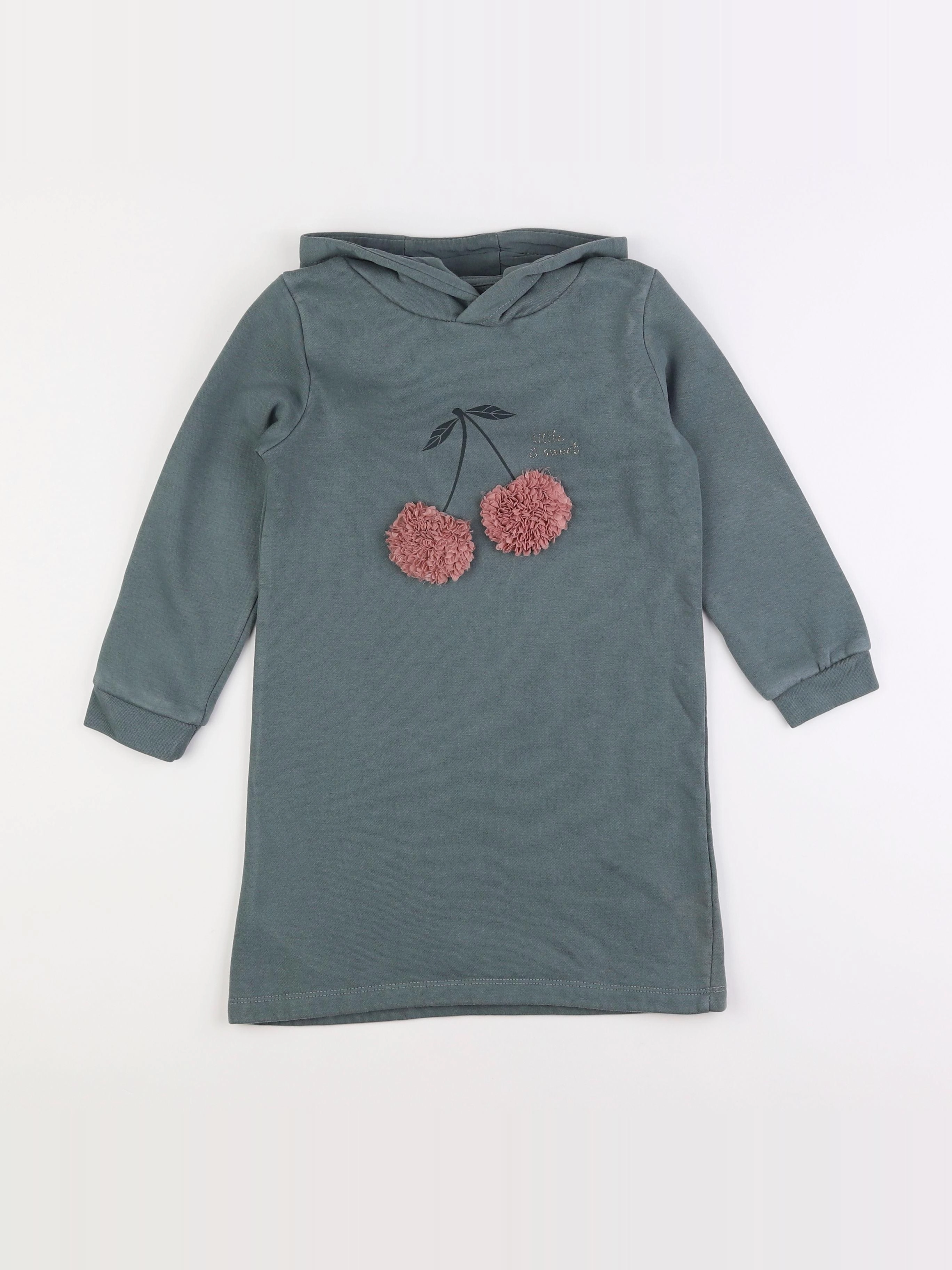 Vertbaudet - robe vert - 6 ans