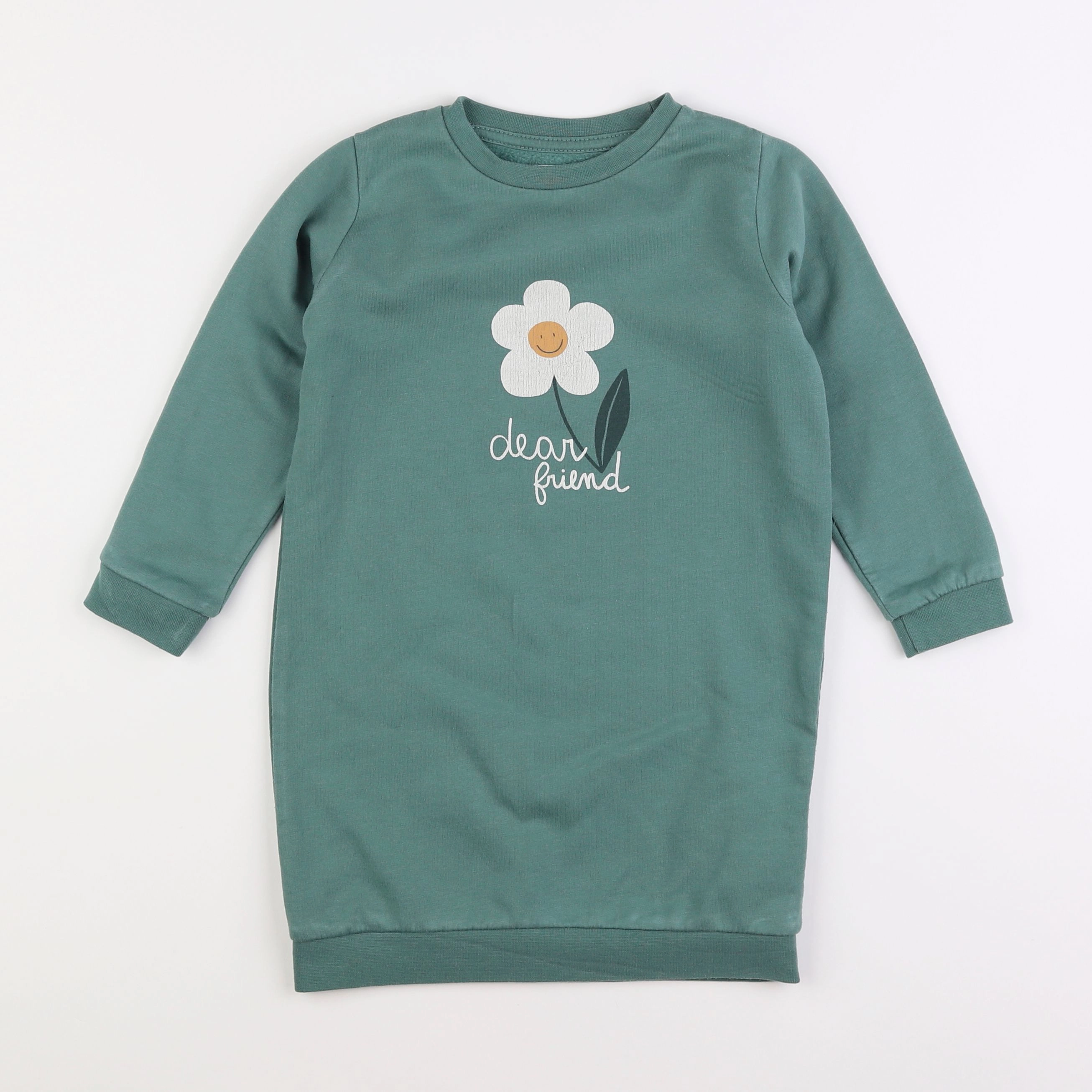Vertbaudet - robe vert - 6 ans