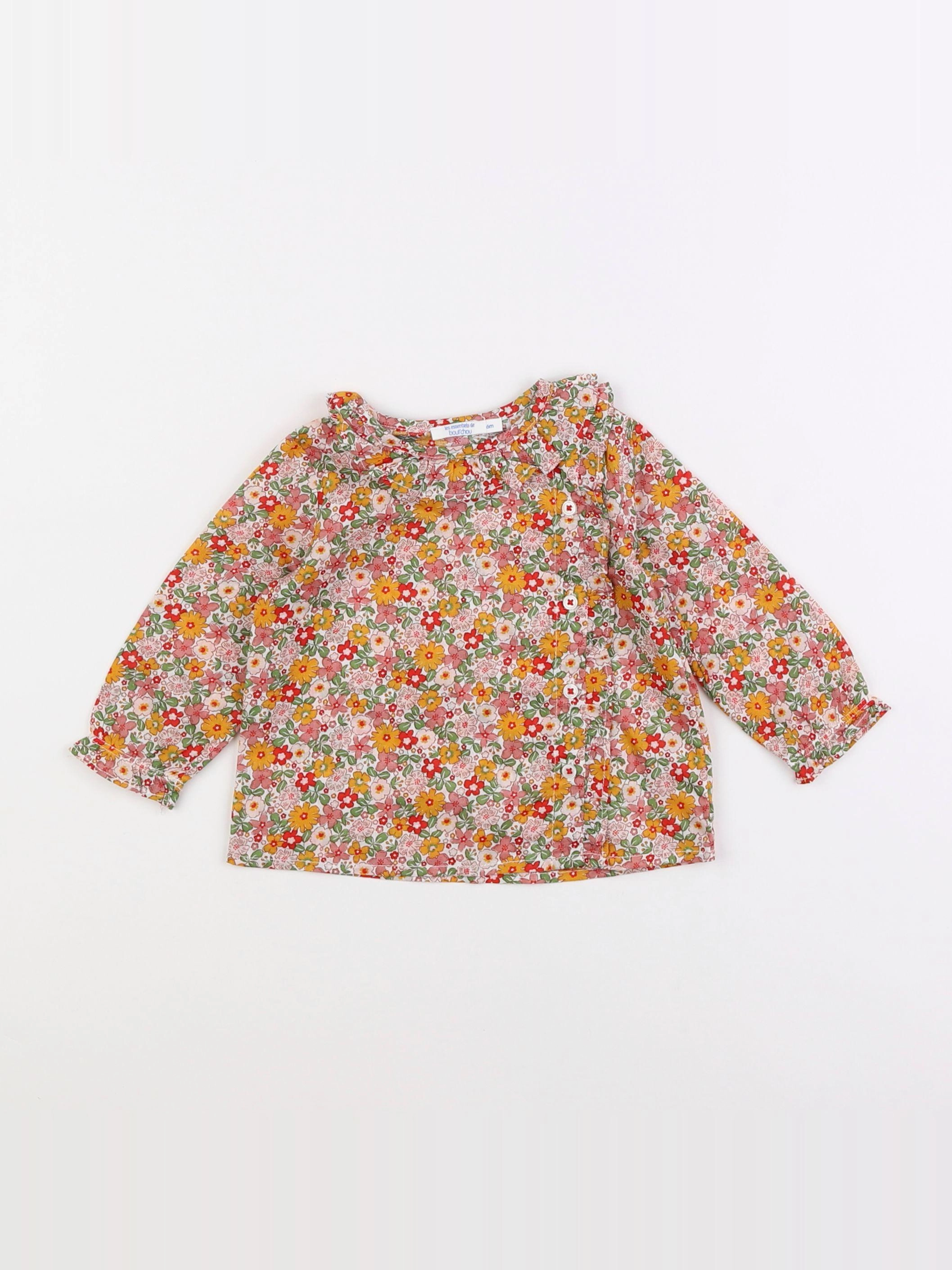 Boutchou - blouse multicolore - 6 mois