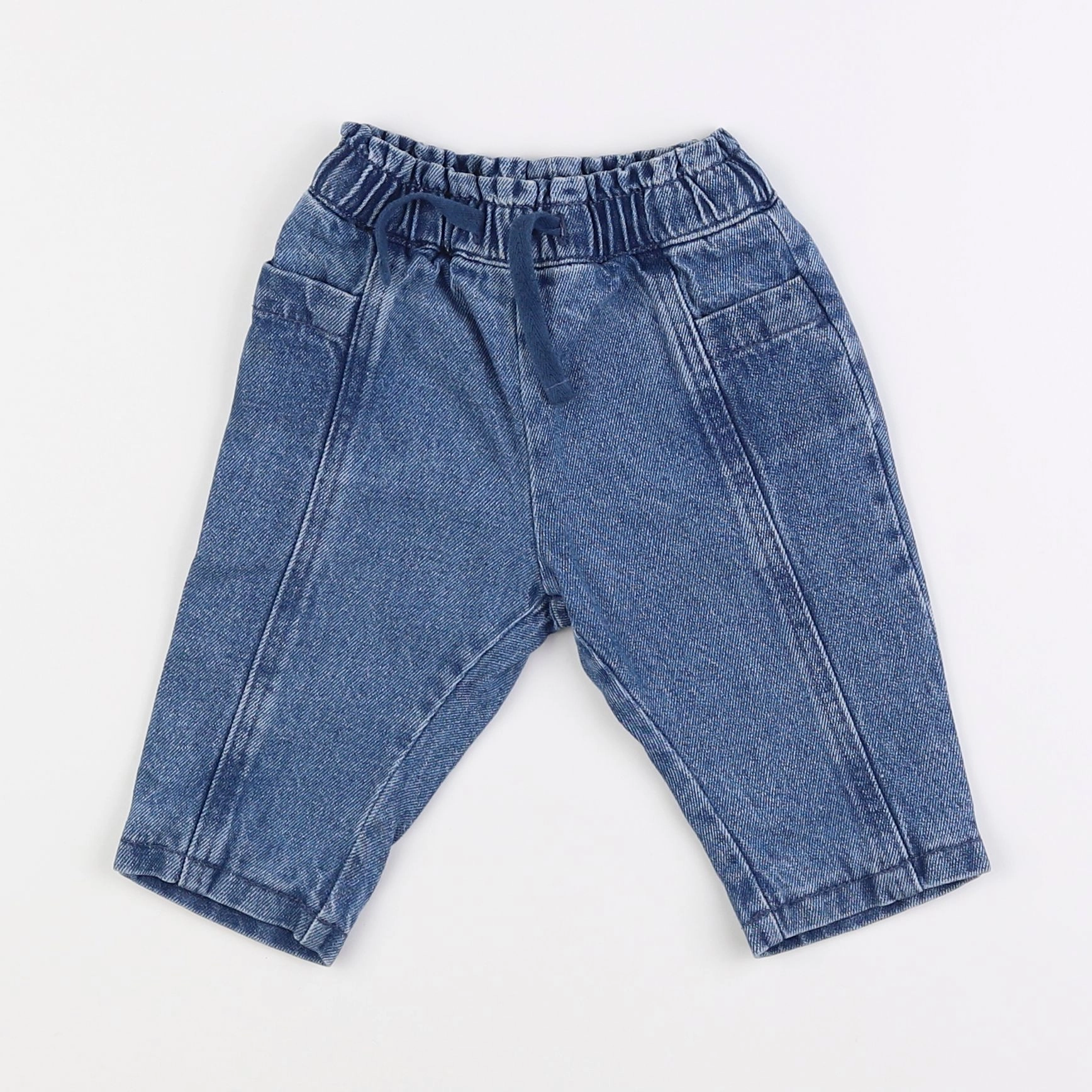 Boutchou - jean doublé bleu - 6 mois