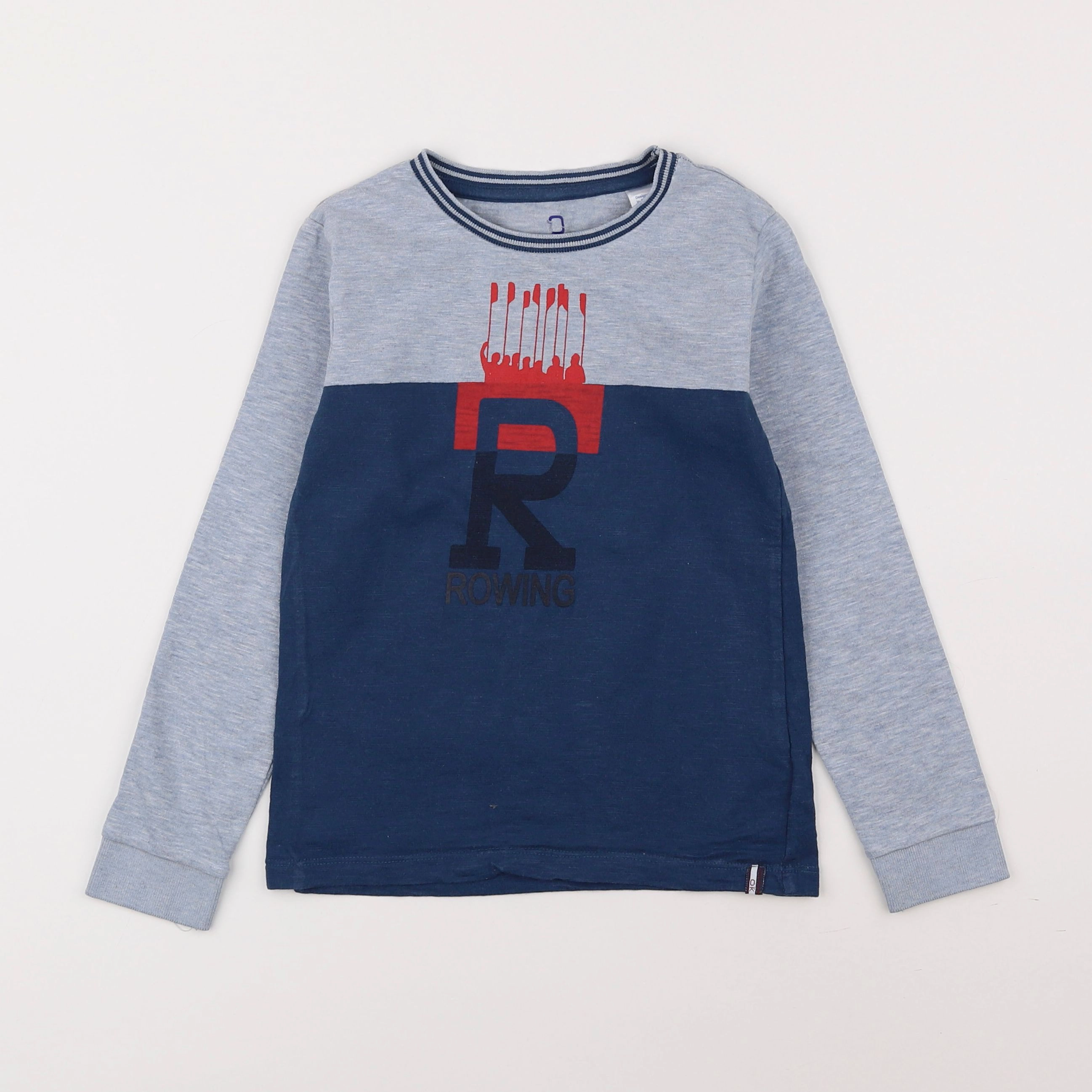 Okaidi - tee-shirt bleu - 6 ans