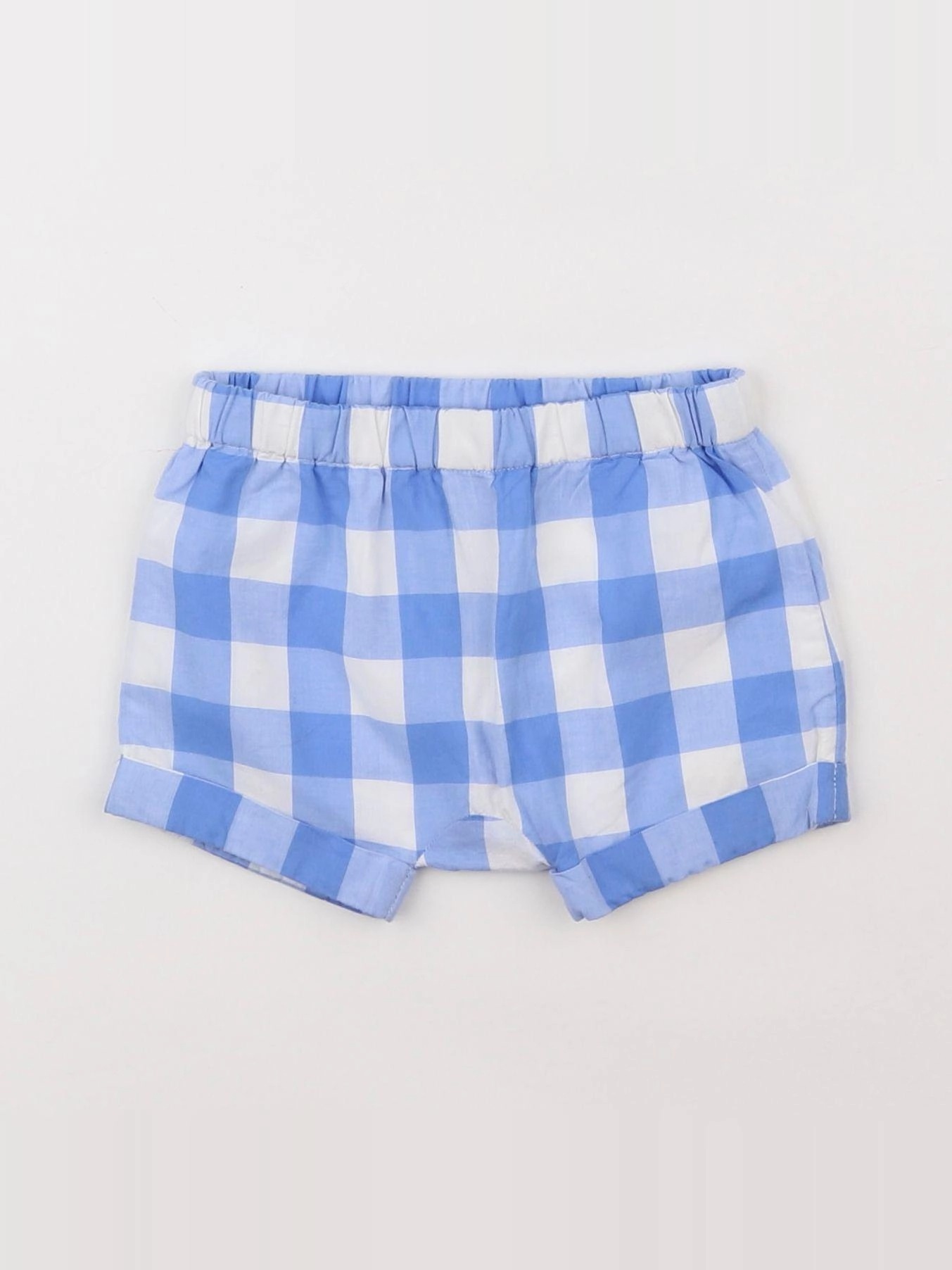 Jacadi - short blanc, bleu - 3 mois