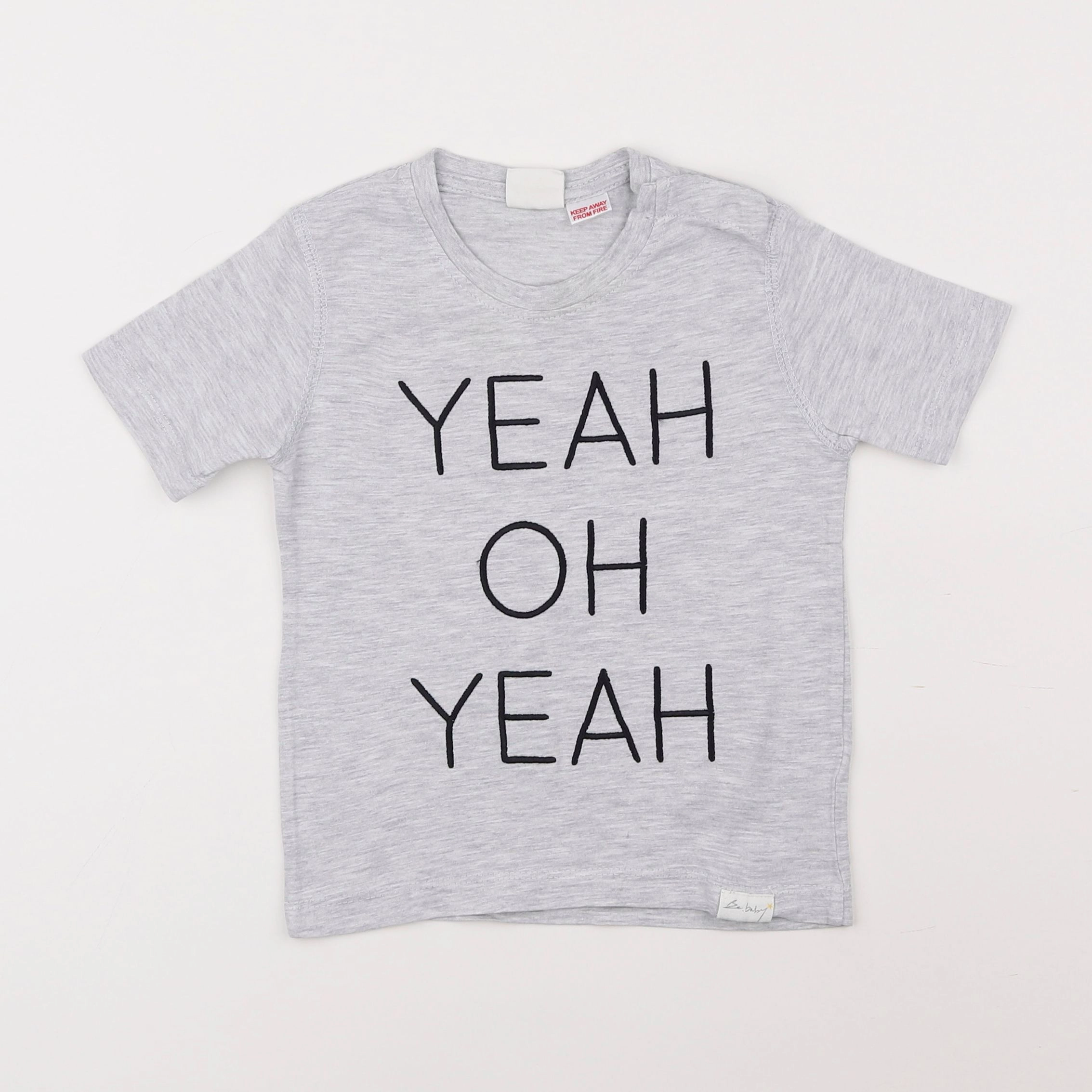 Zara - tee-shirt gris - 18 mois à 2 ans