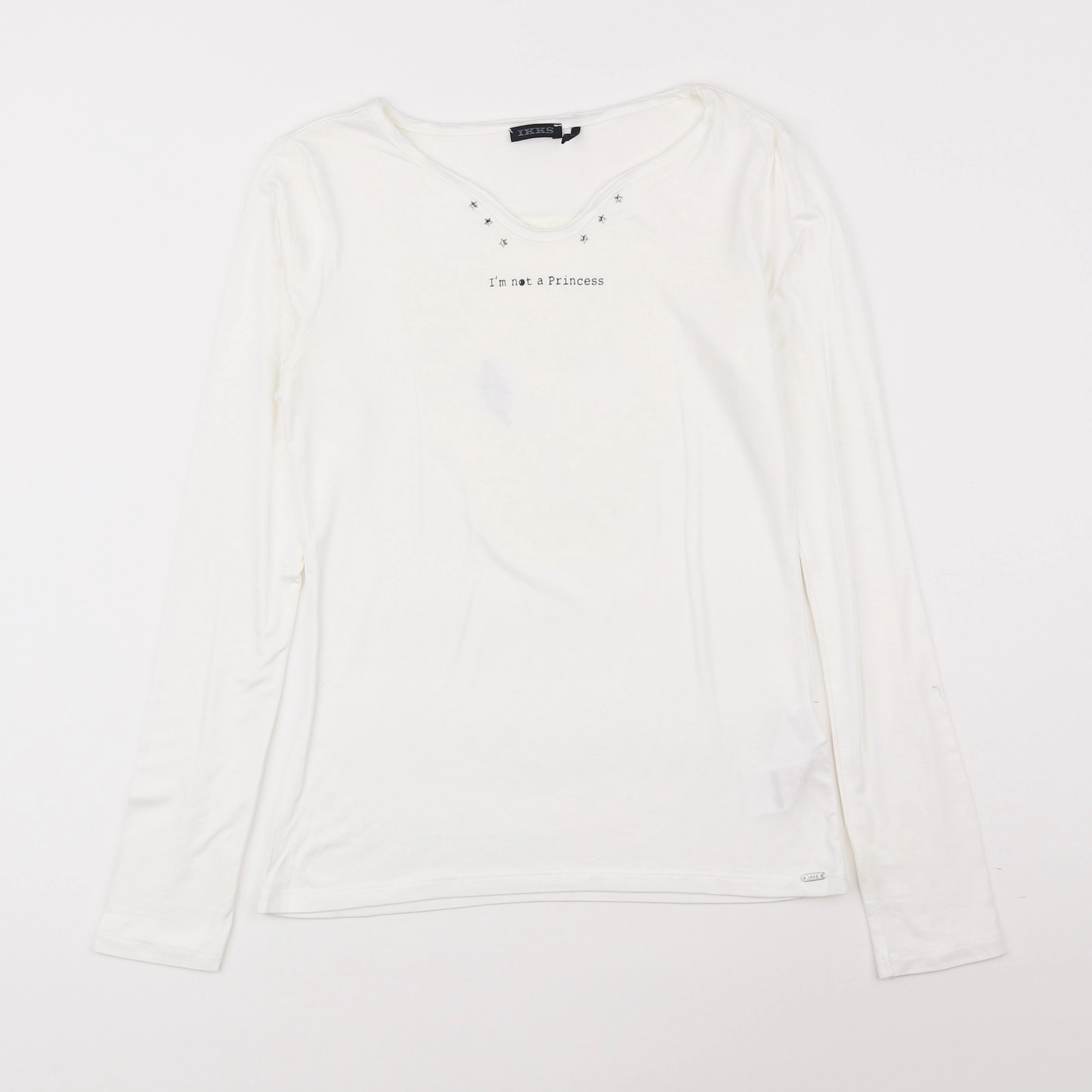IKKS - tee-shirt blanc - 12 ans