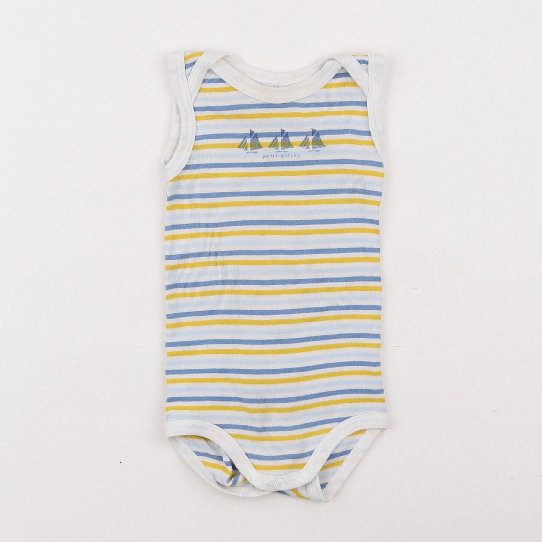 Petit Bateau - body multicolore - 6 mois