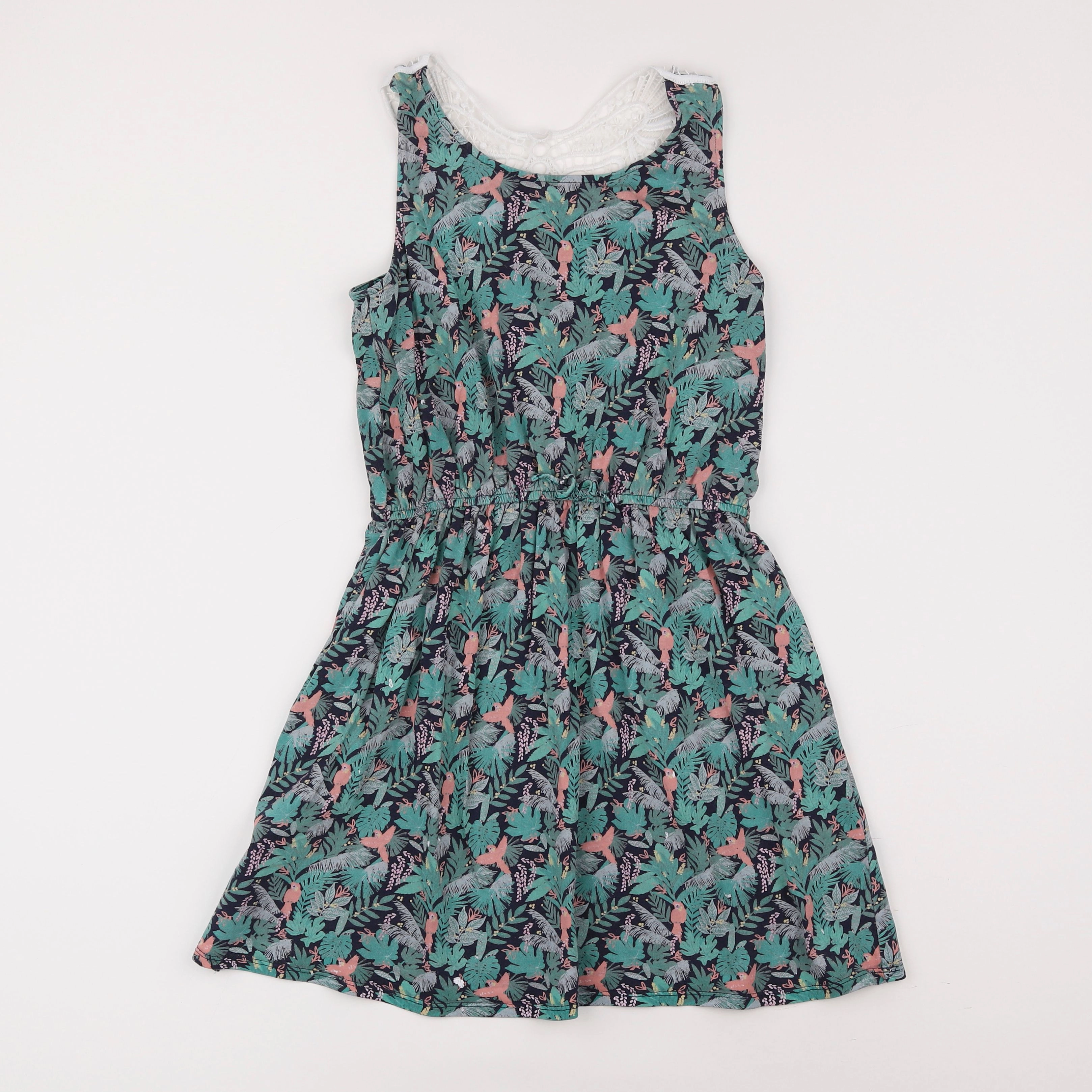 Vertbaudet - robe multicolore - 10 ans