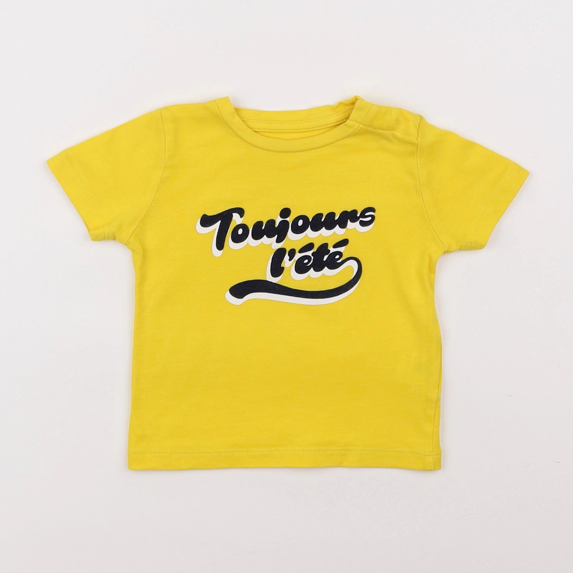 Boutchou - tee-shirt jaune - 9 mois