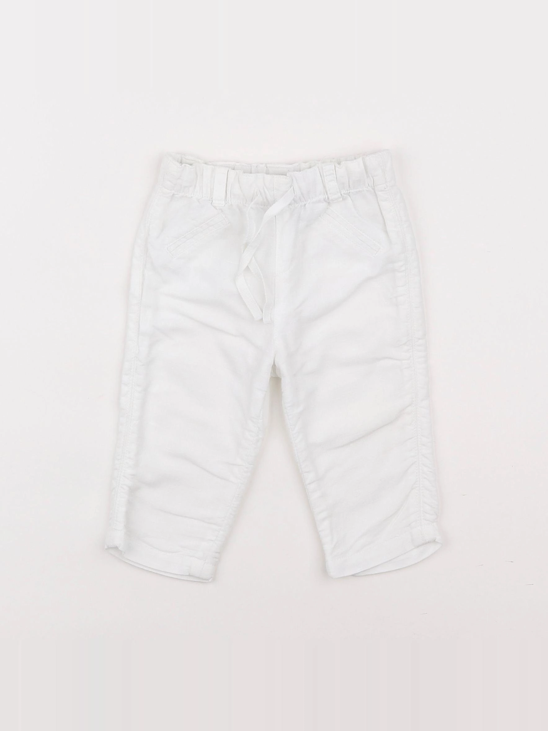 Cyrillus - pantalon blanc - 6 mois