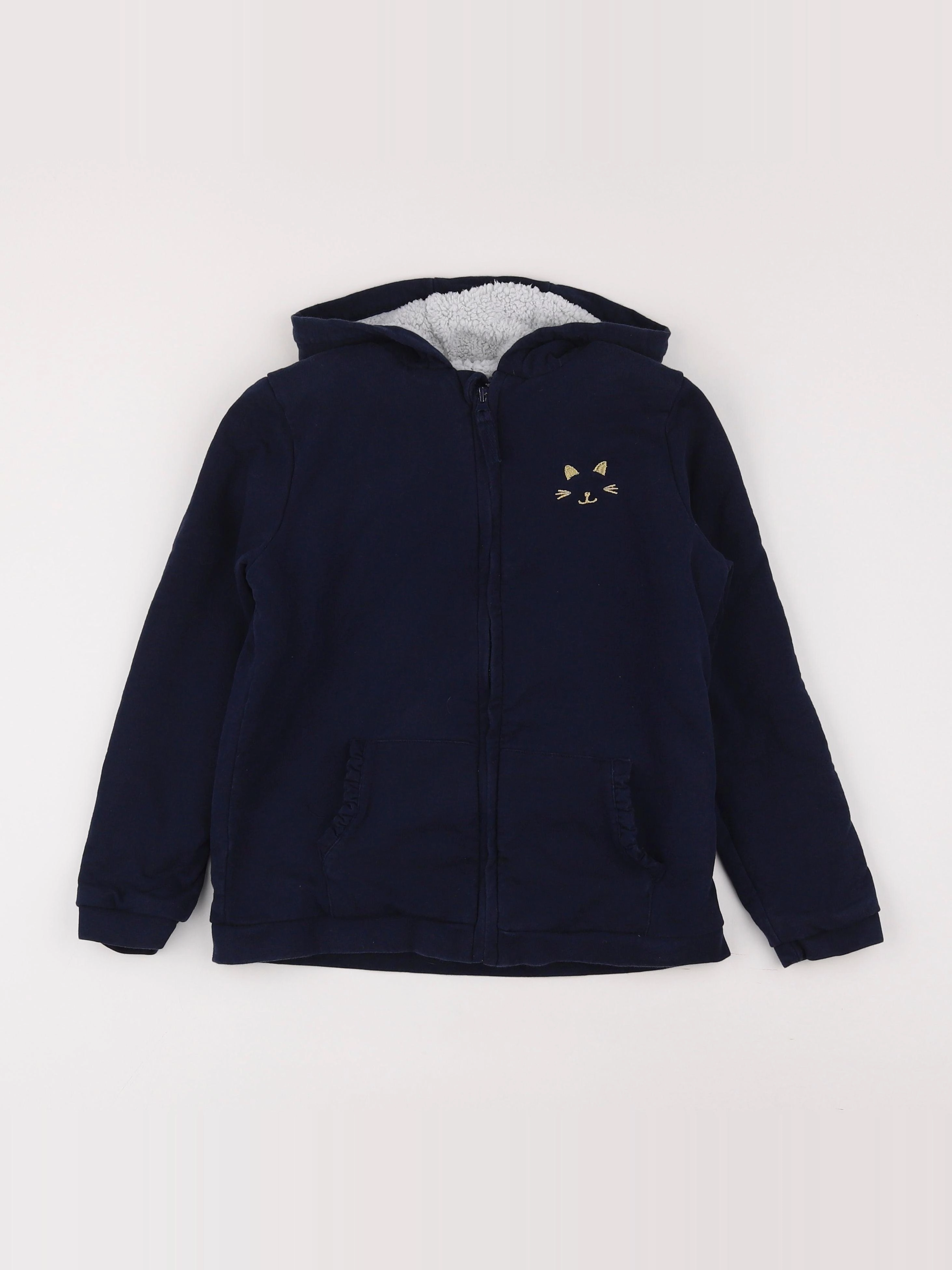 Vertbaudet - sweat bleu - 10 ans