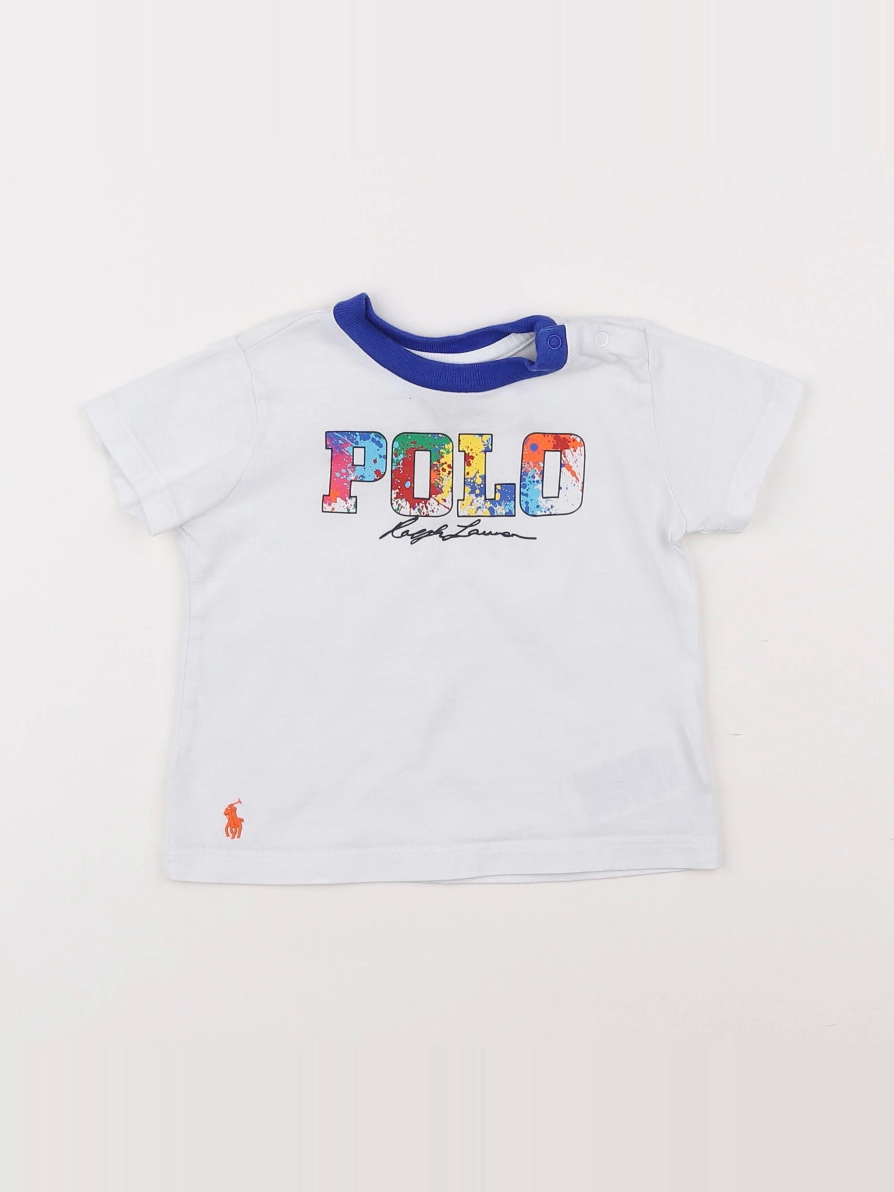 Ralph Lauren - tee-shirt blanc - 6 mois