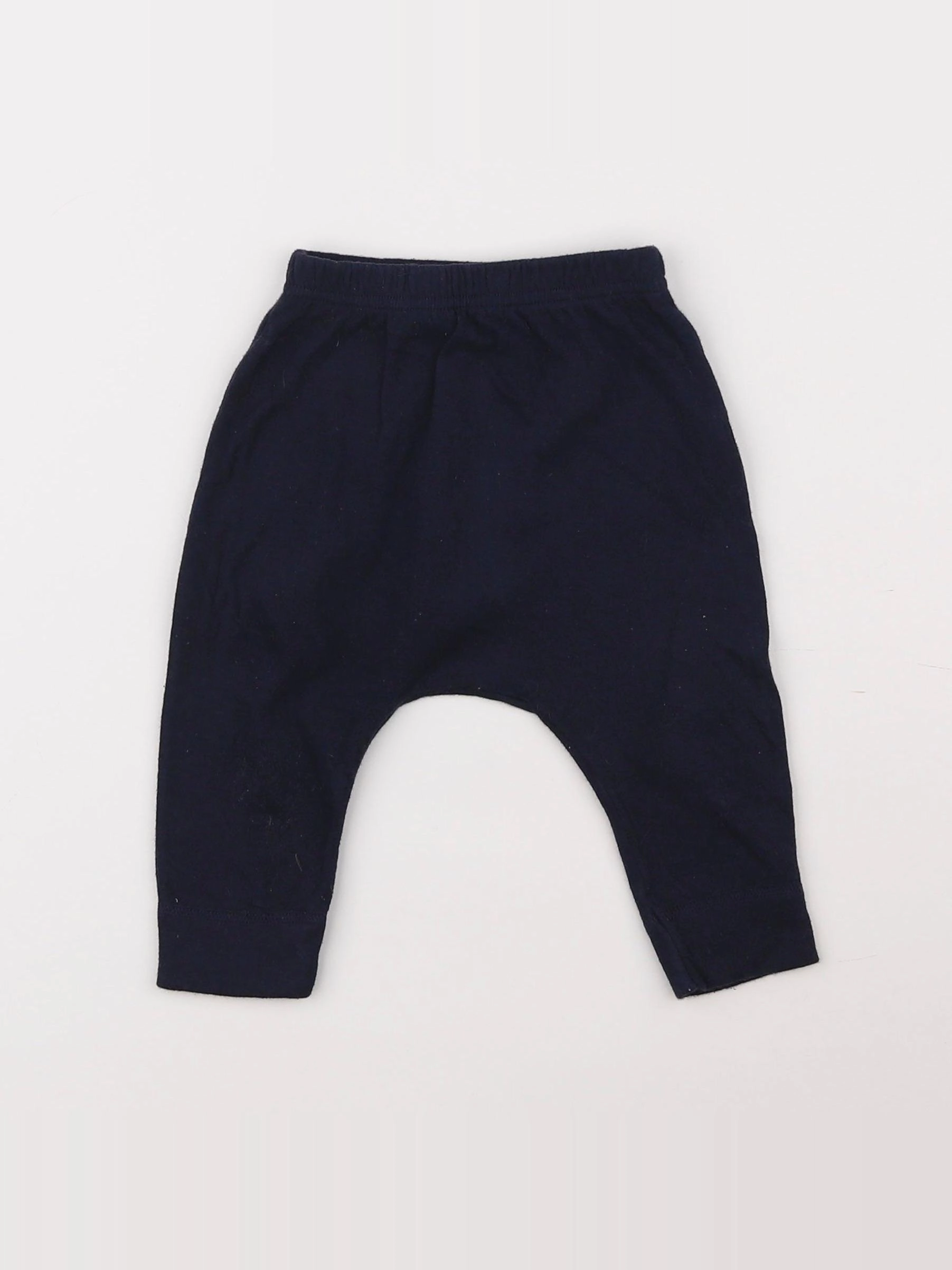 Petit Bateau - sarouel bleu - 6 mois