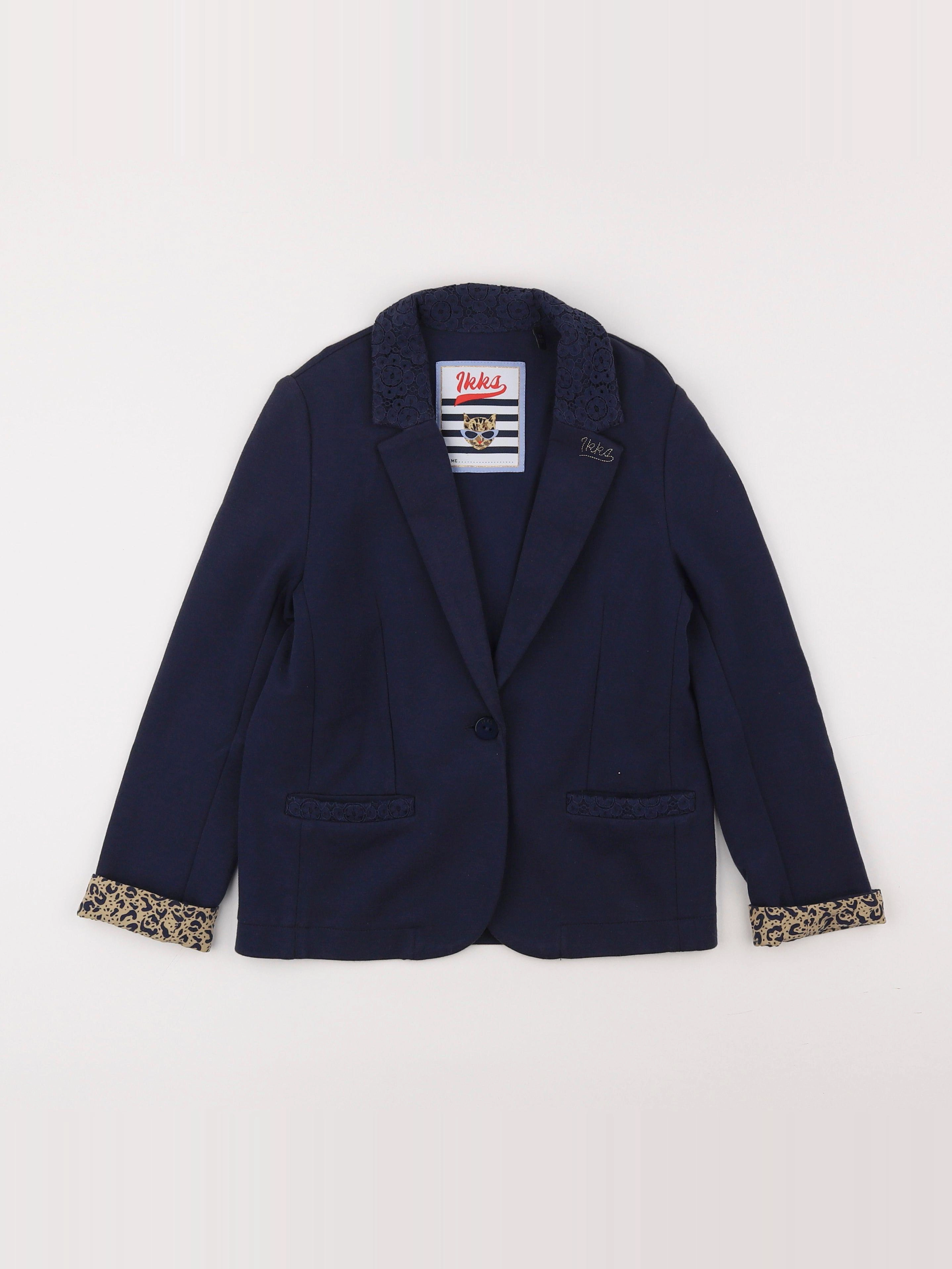 IKKS - veste bleu - 8 ans