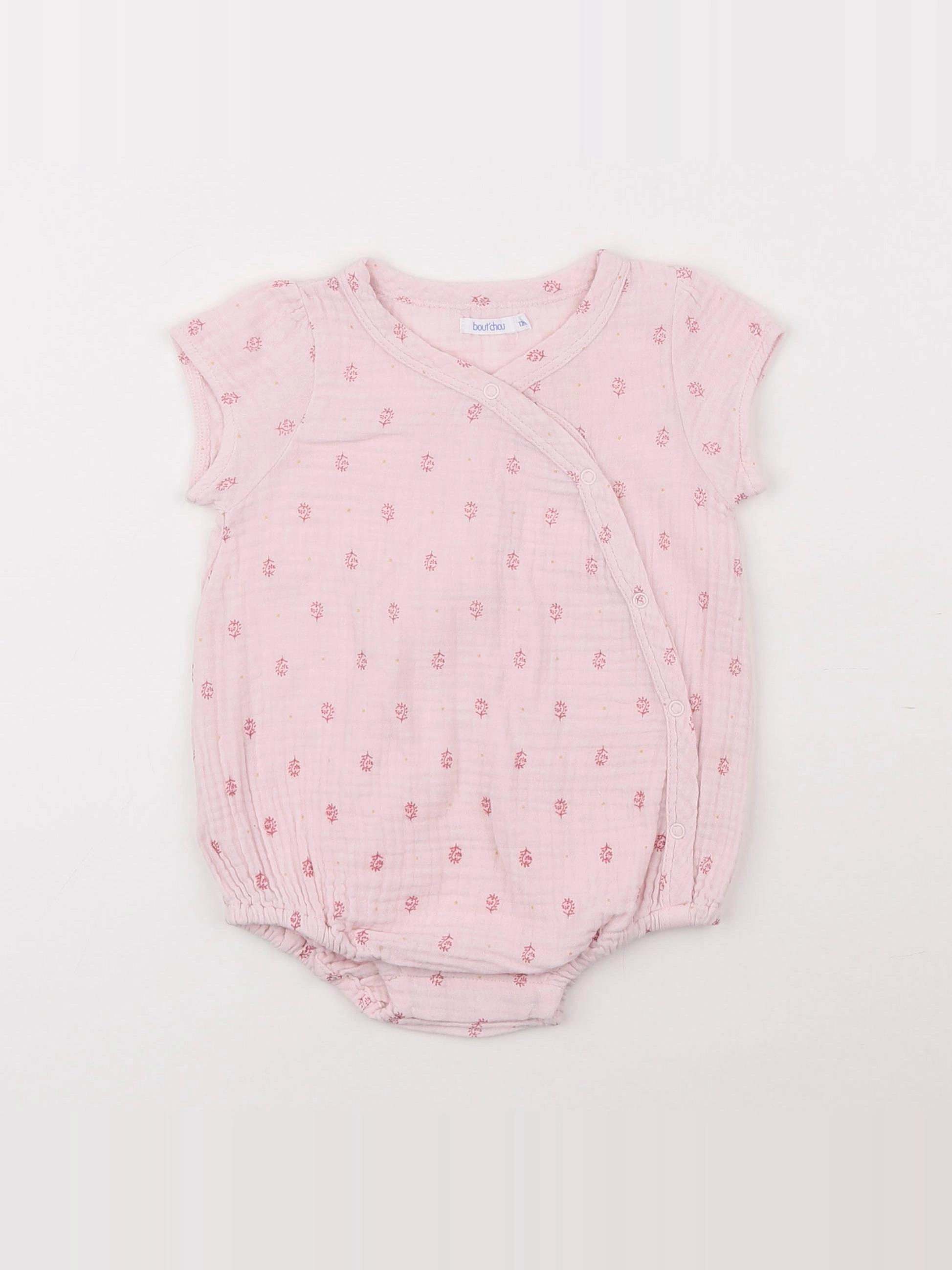 Boutchou - combinaison rose - 12 mois